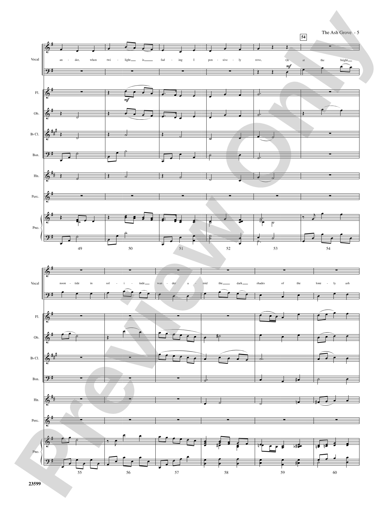 The Ash Grove: Choral SoundPax