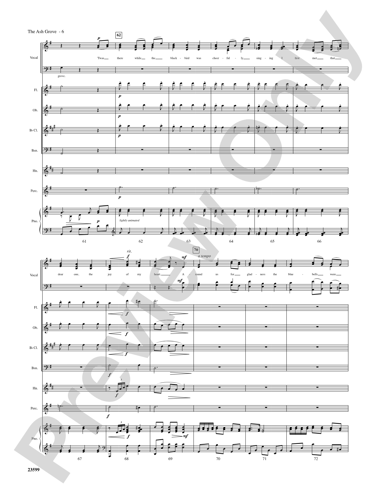 The Ash Grove: Choral SoundPax