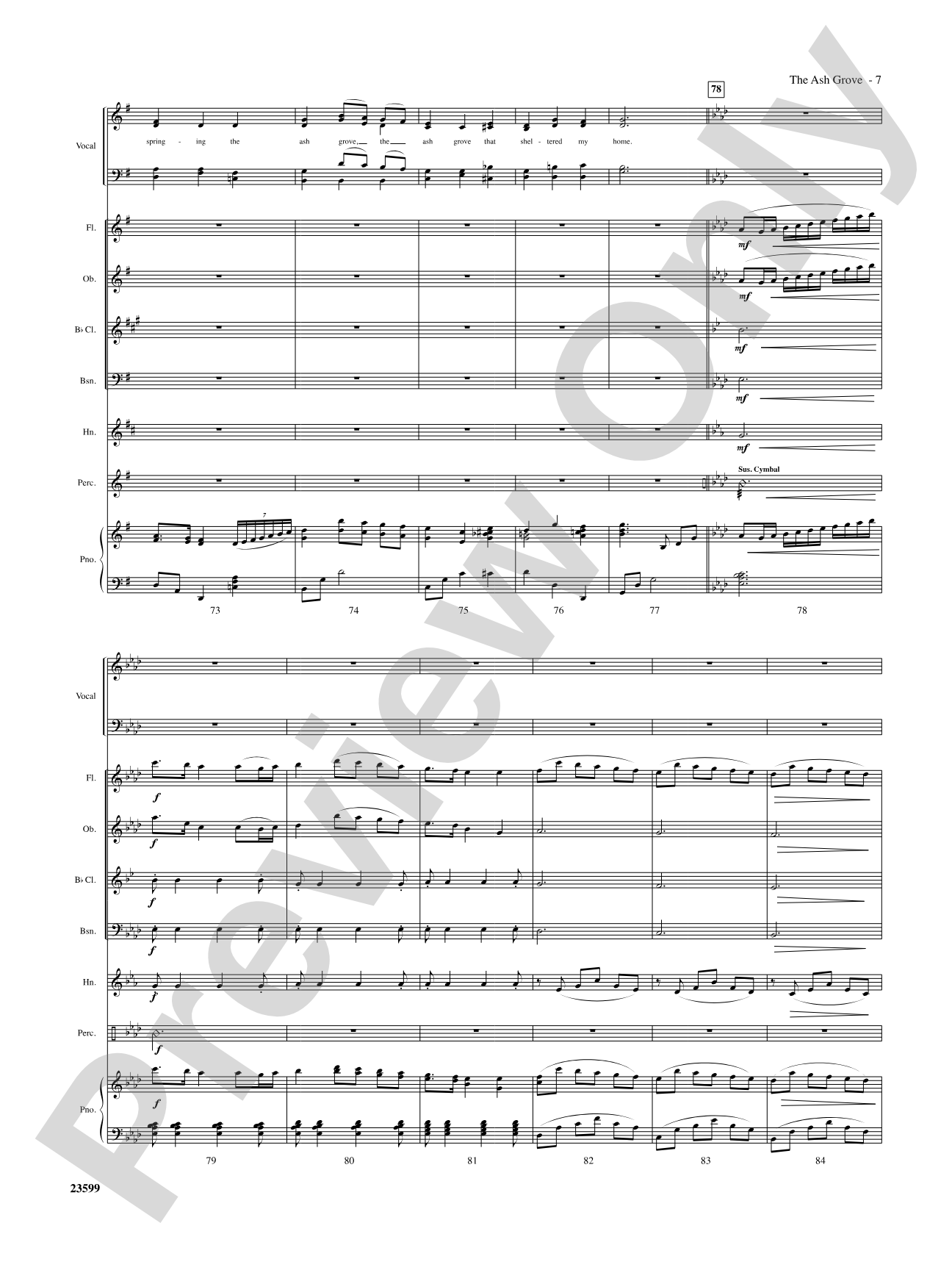 The Ash Grove: Choral SoundPax