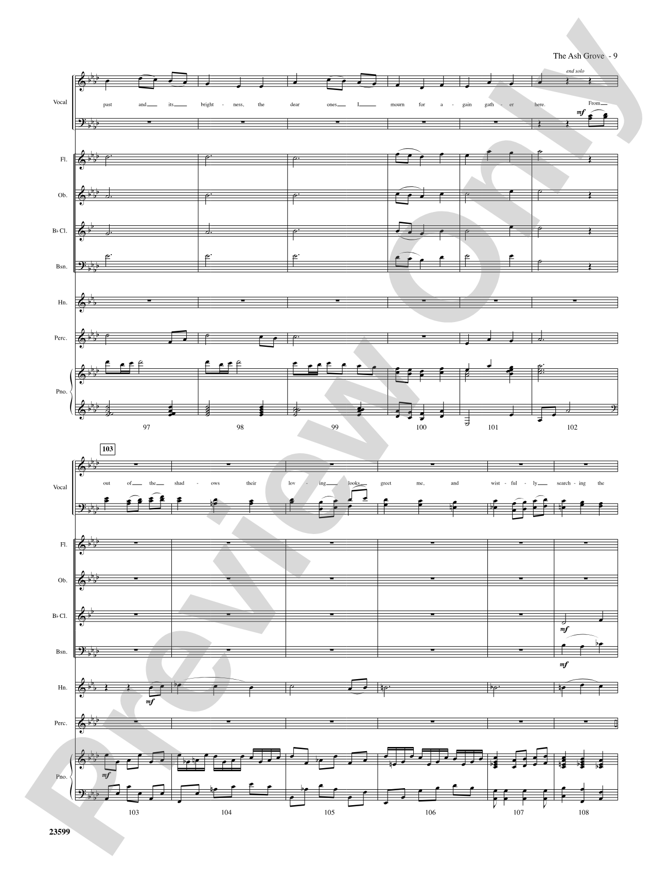 The Ash Grove: Choral SoundPax