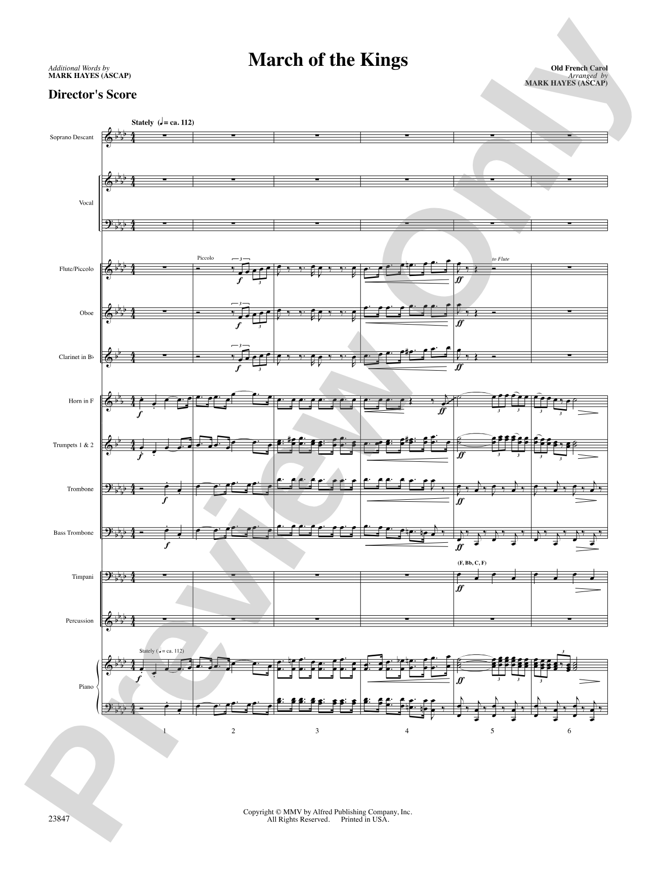 March of the Kings: Choral SoundPax