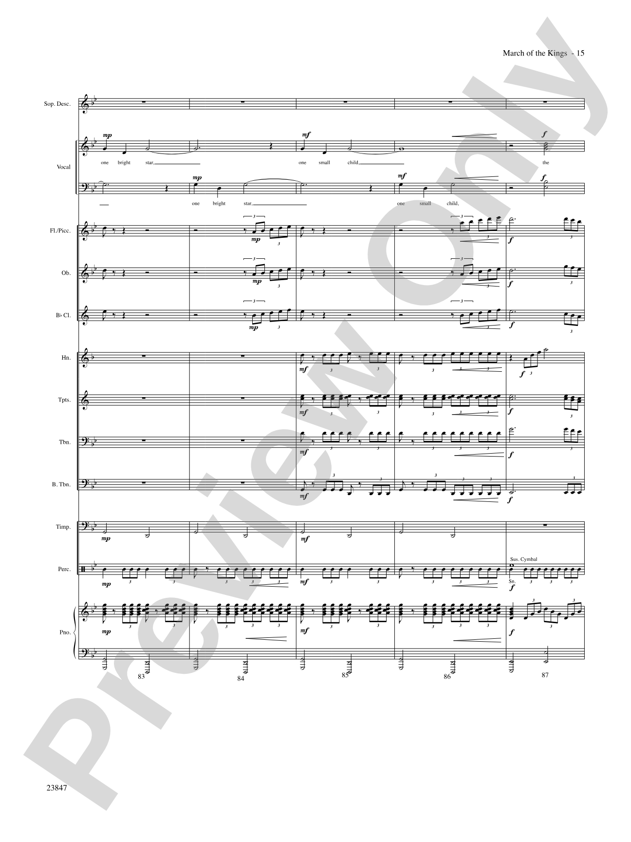 March of the Kings: Choral SoundPax