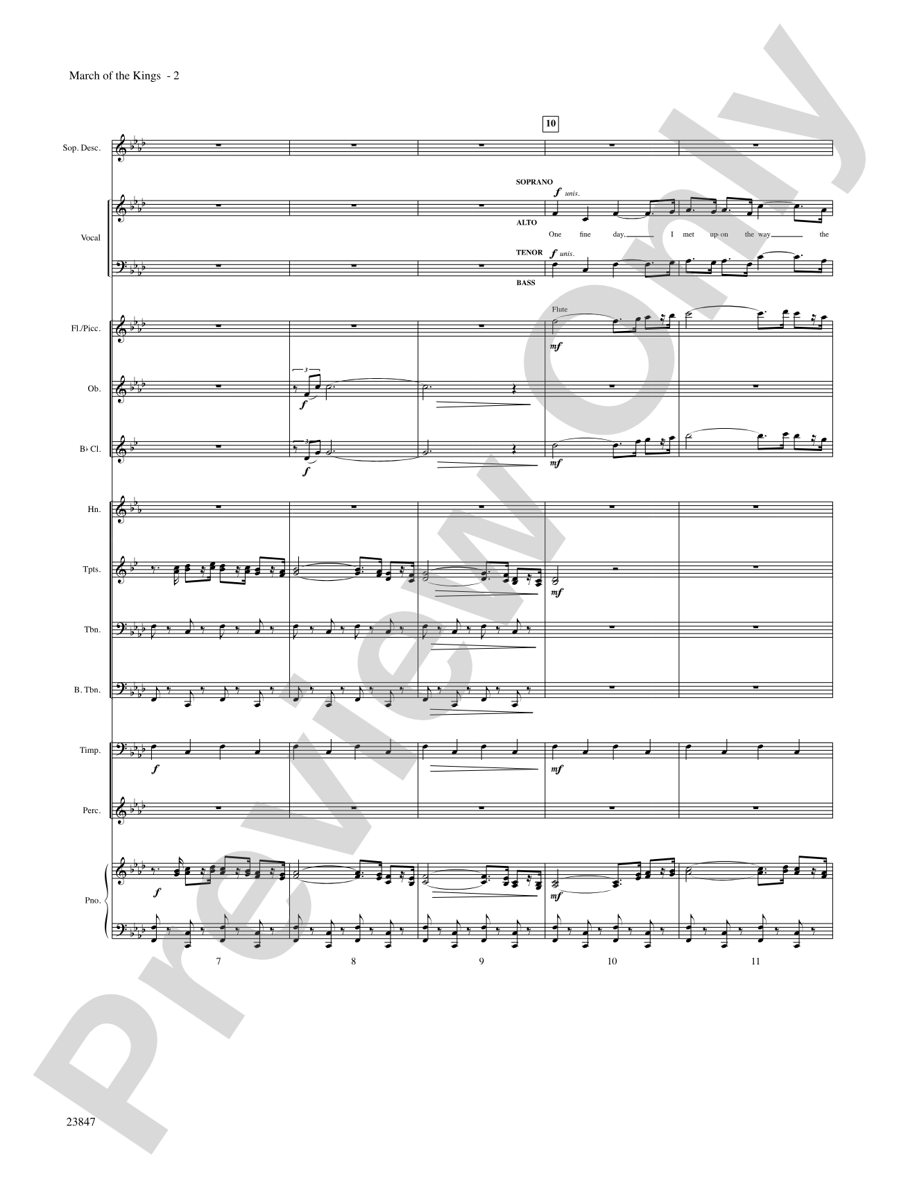 March of the Kings: Choral SoundPax
