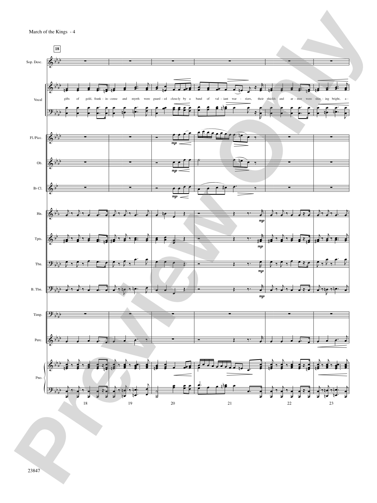 March of the Kings: Choral SoundPax