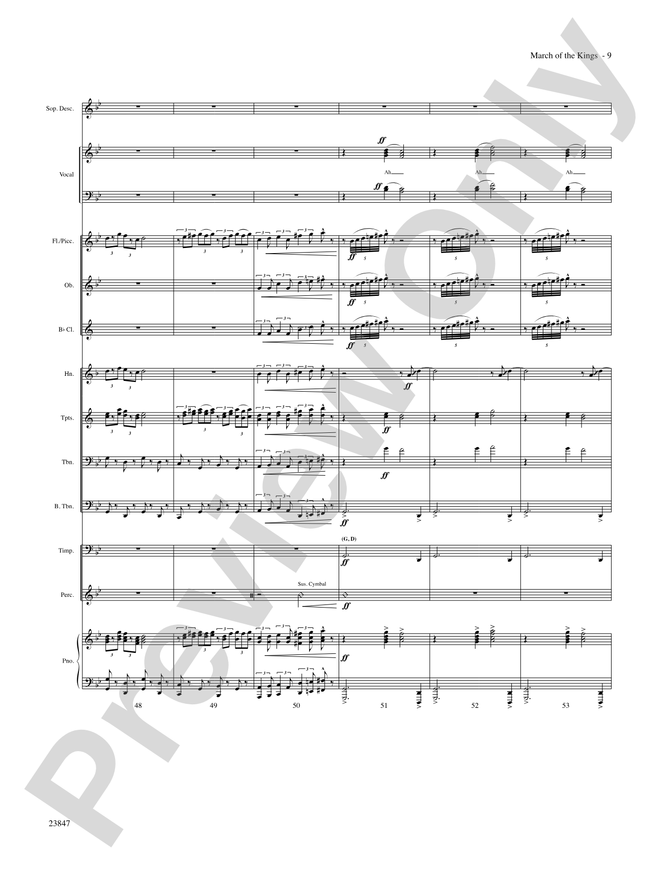 March of the Kings: Choral SoundPax