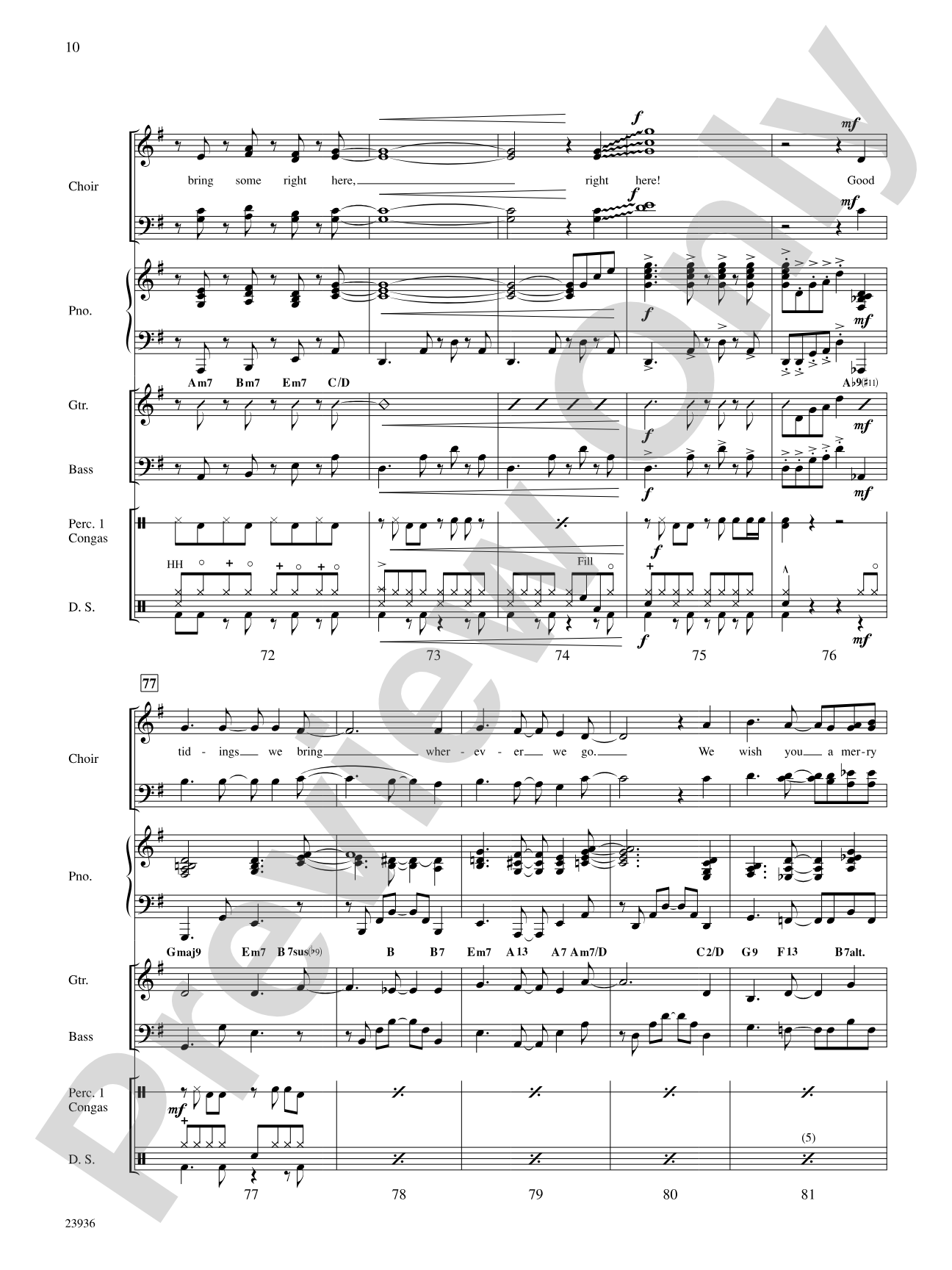 We Wish You A Merry Christmas: Choral SoundPax