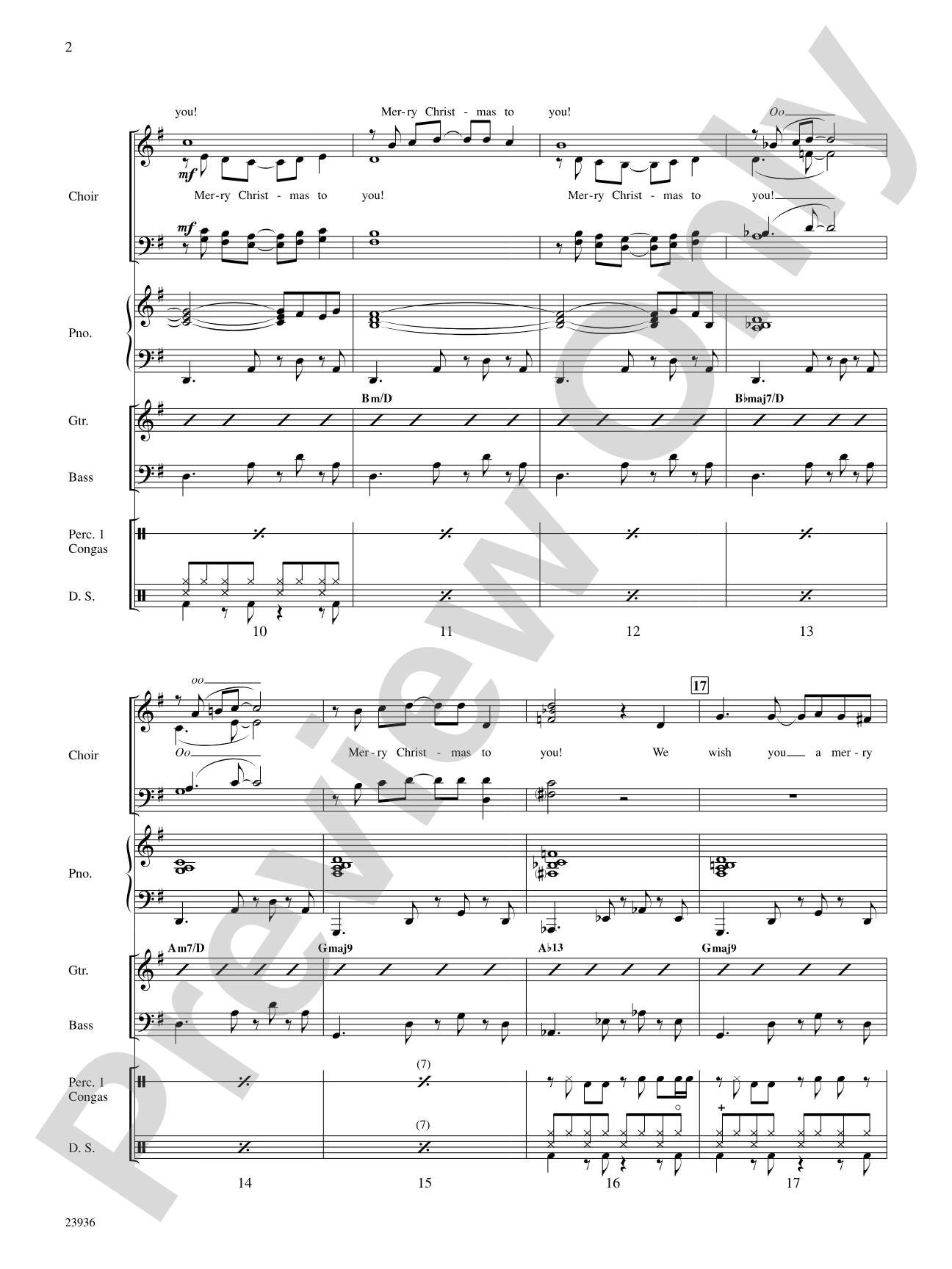 We Wish You A Merry Christmas: Choral SoundPax