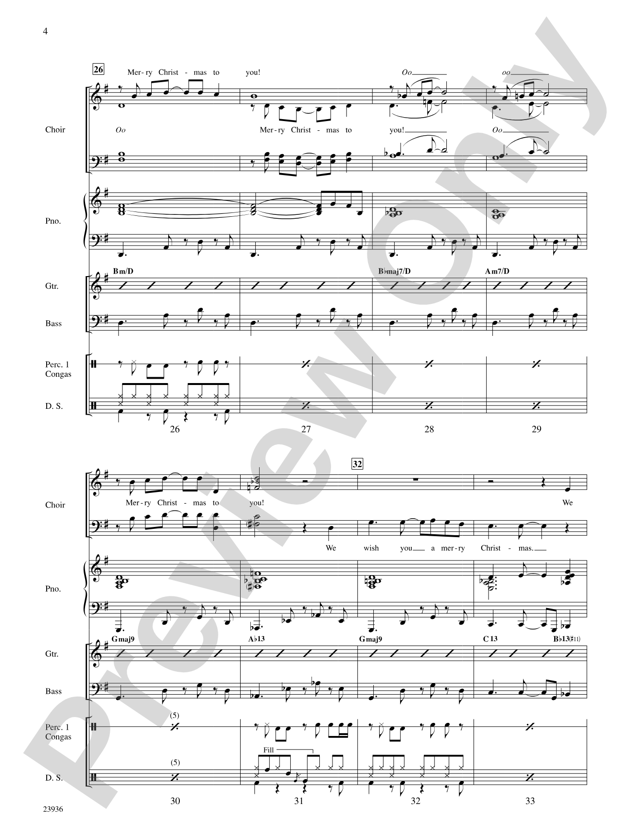 We Wish You A Merry Christmas: Choral SoundPax