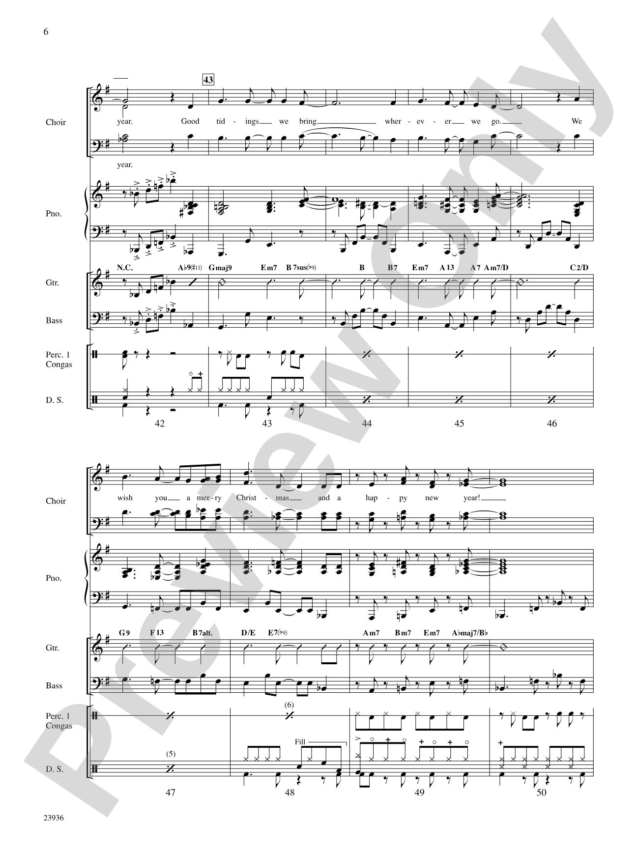 We Wish You A Merry Christmas: Choral SoundPax