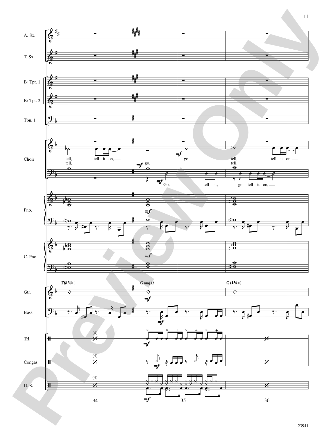 Go, Tell It on the Mountain: Choral SoundPax