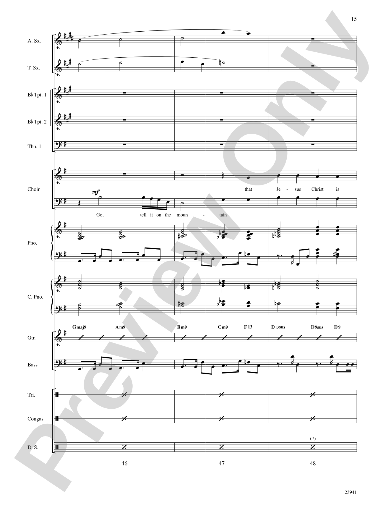 Go, Tell It on the Mountain: Choral SoundPax
