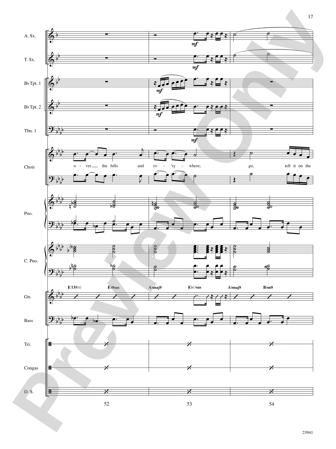 Go, Tell It on the Mountain: Choral SoundPax