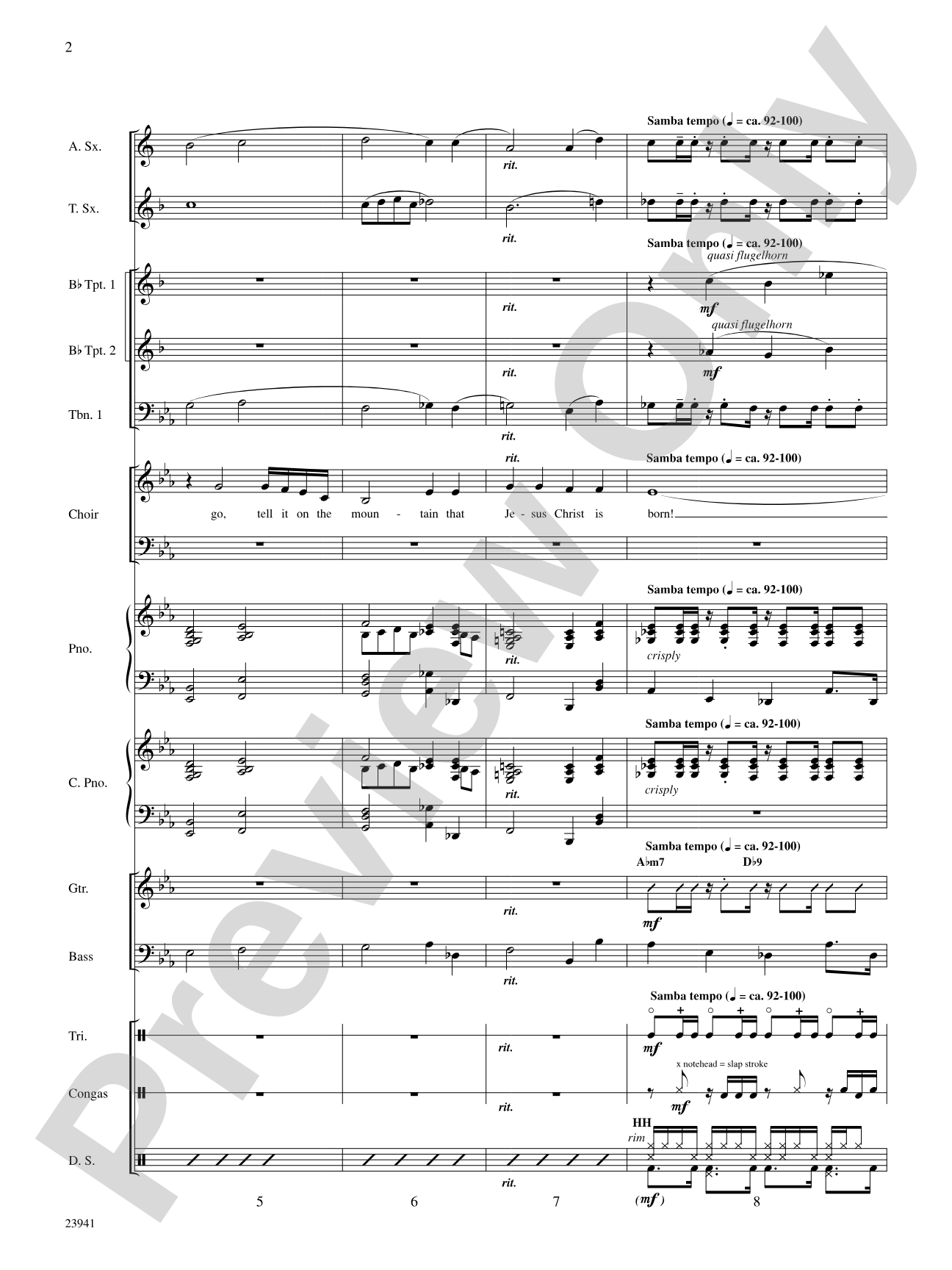 Go, Tell It on the Mountain: Choral SoundPax