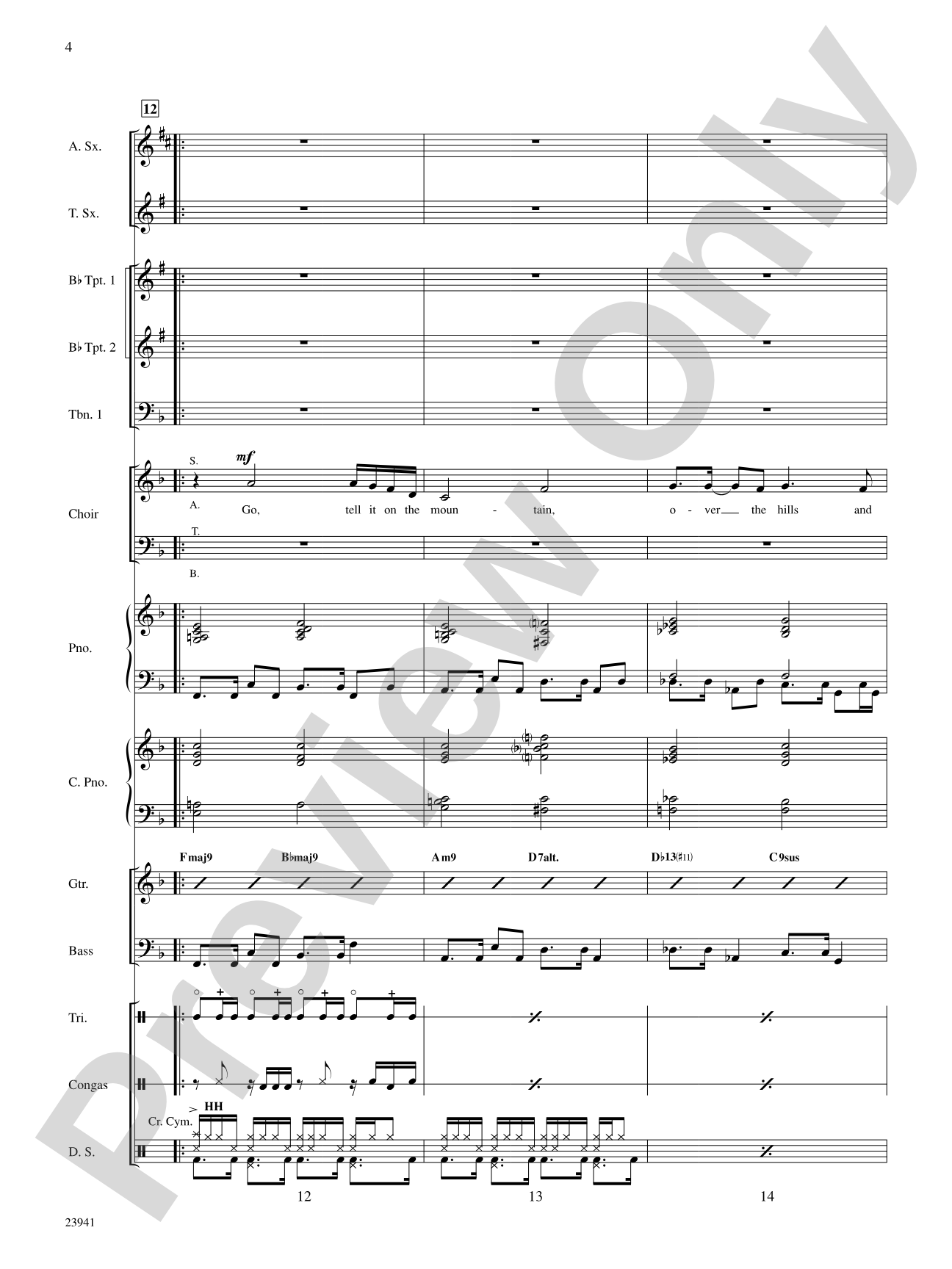 Go, Tell It on the Mountain: Choral SoundPax