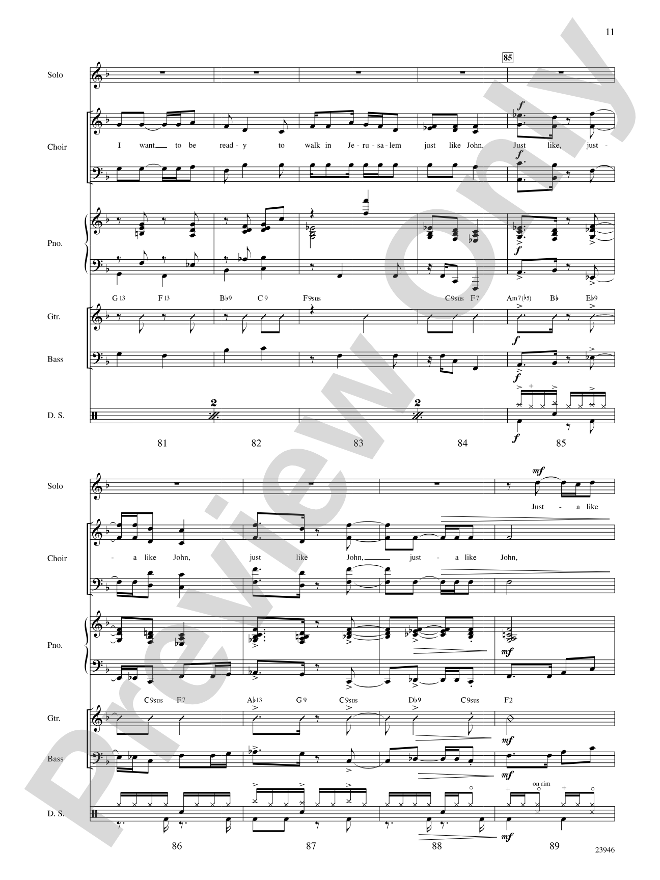 I Want to Be Ready: Choral SoundPax
