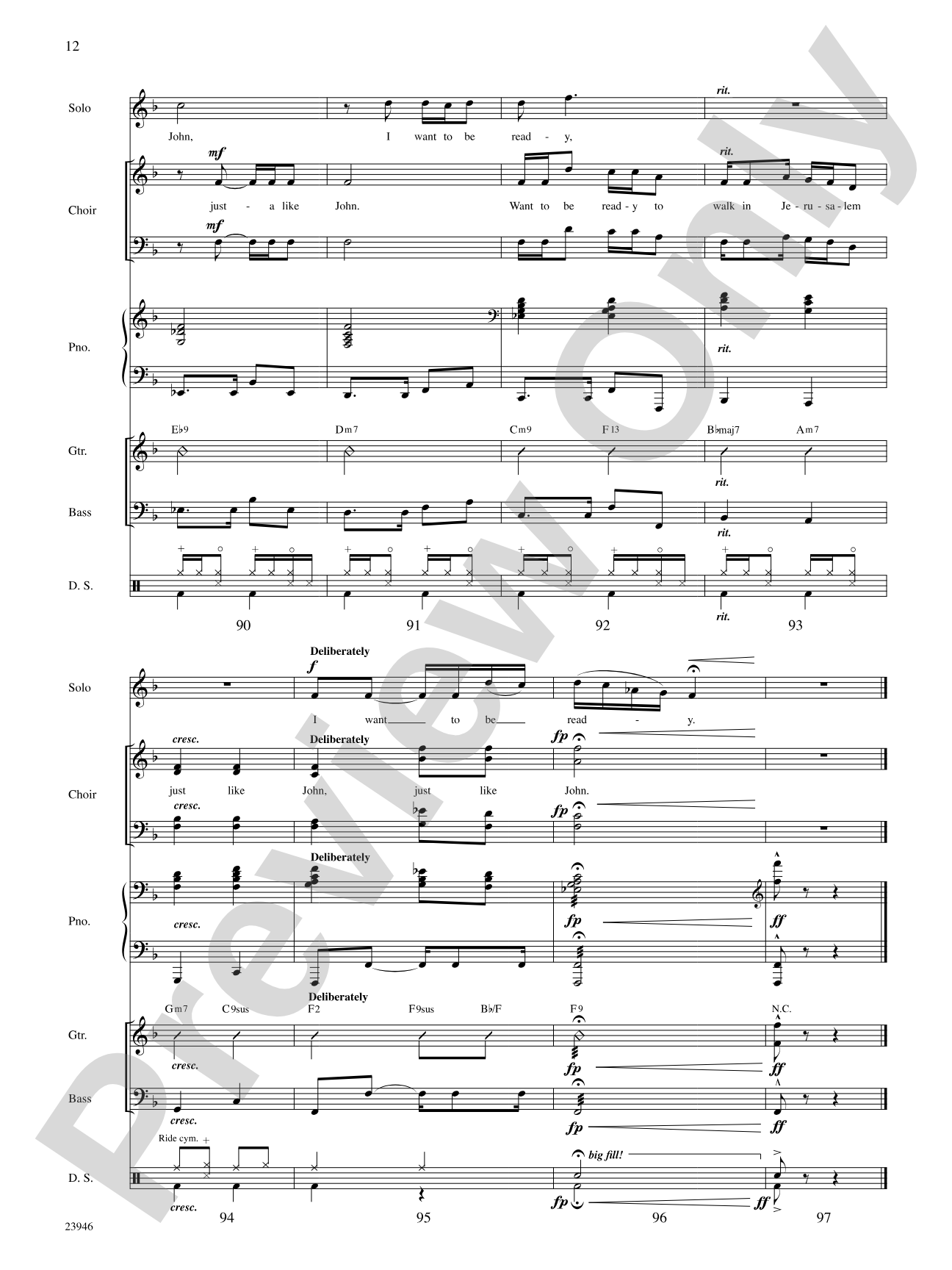 I Want to Be Ready: Choral SoundPax
