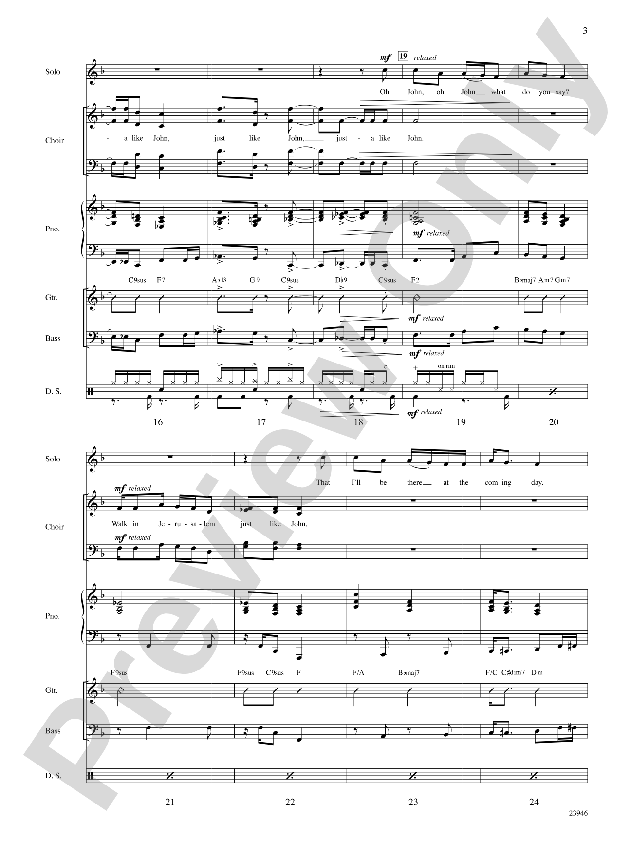 I Want to Be Ready: Choral SoundPax