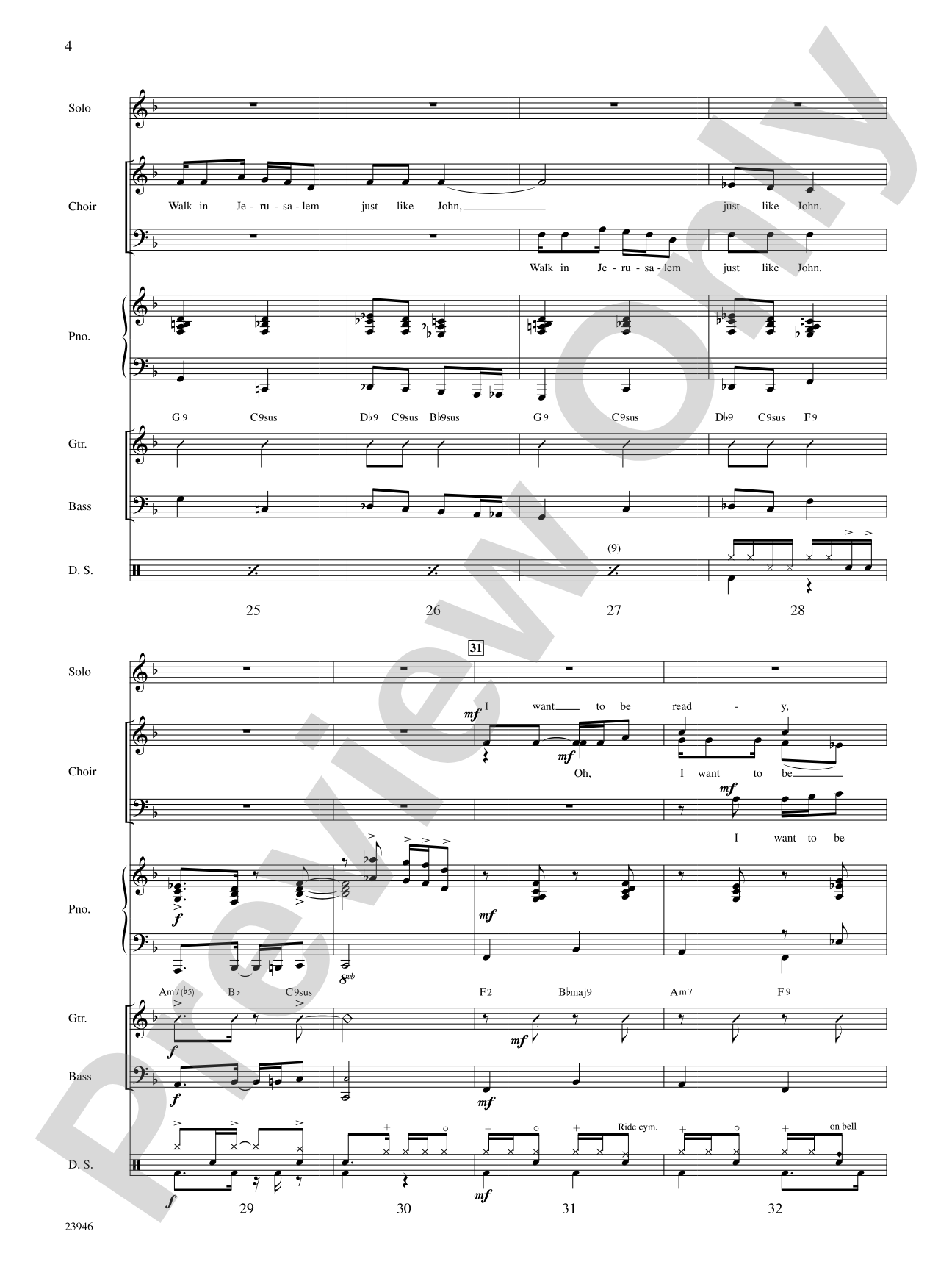 I Want to Be Ready: Choral SoundPax