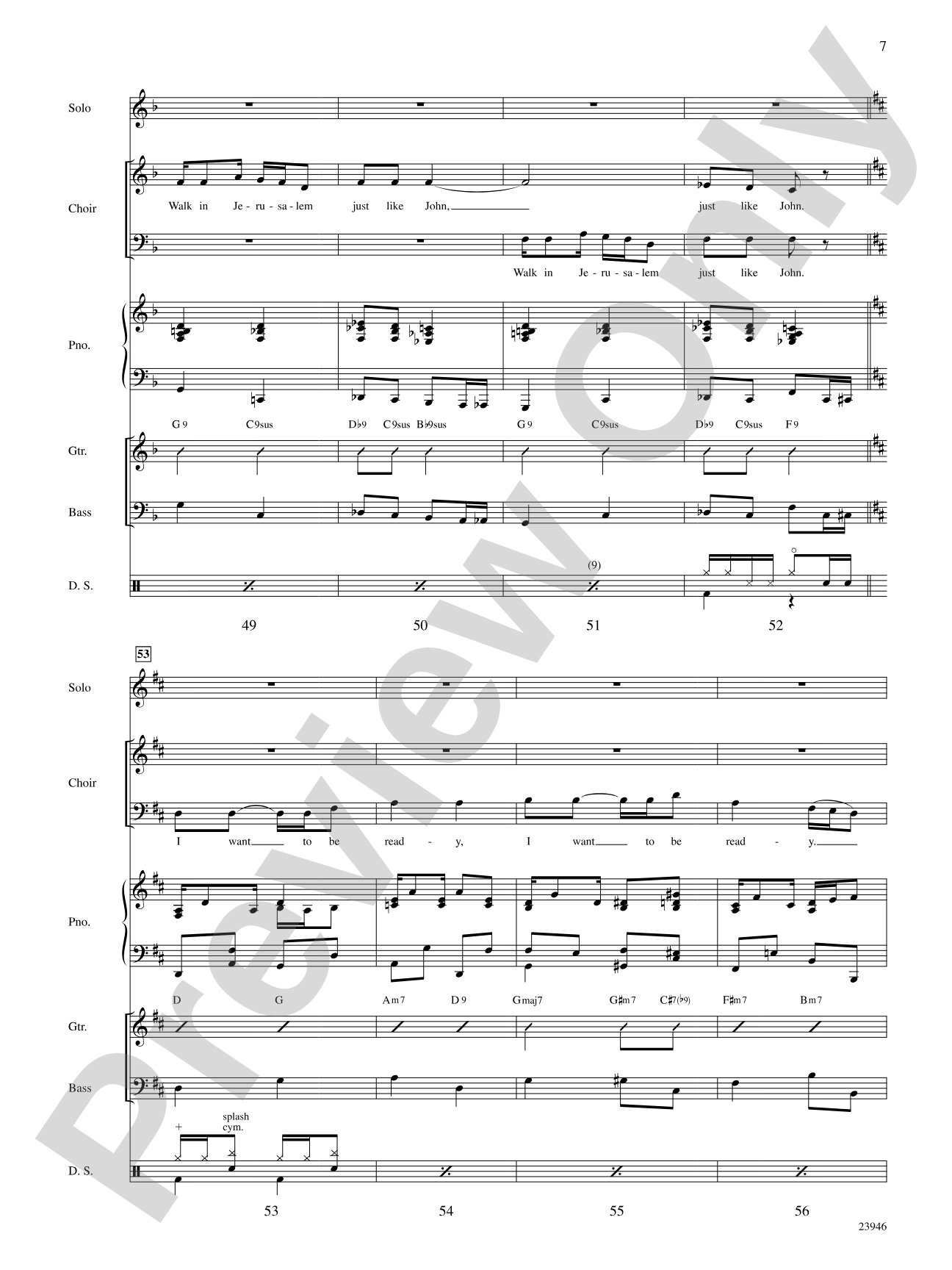 I Want to Be Ready: Choral SoundPax