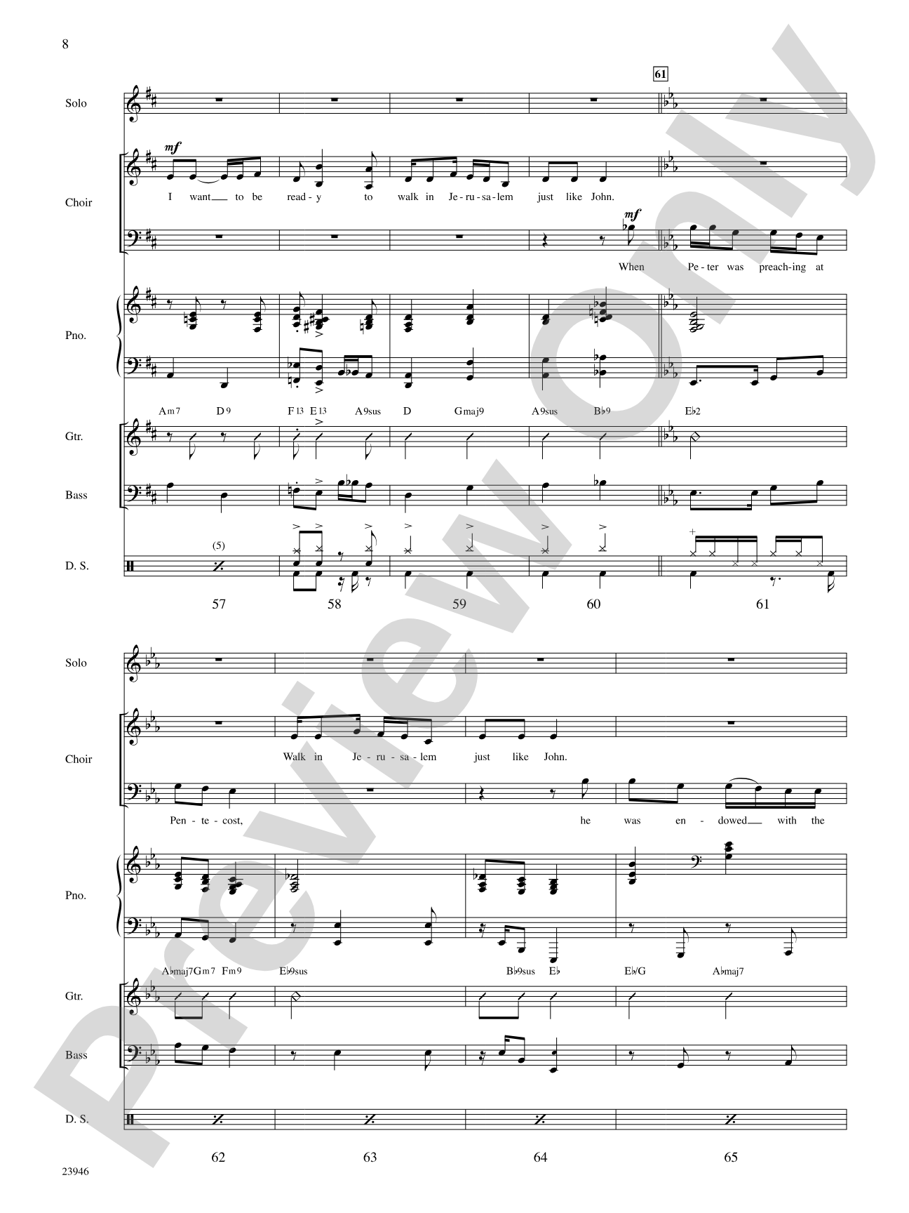 I Want to Be Ready: Choral SoundPax