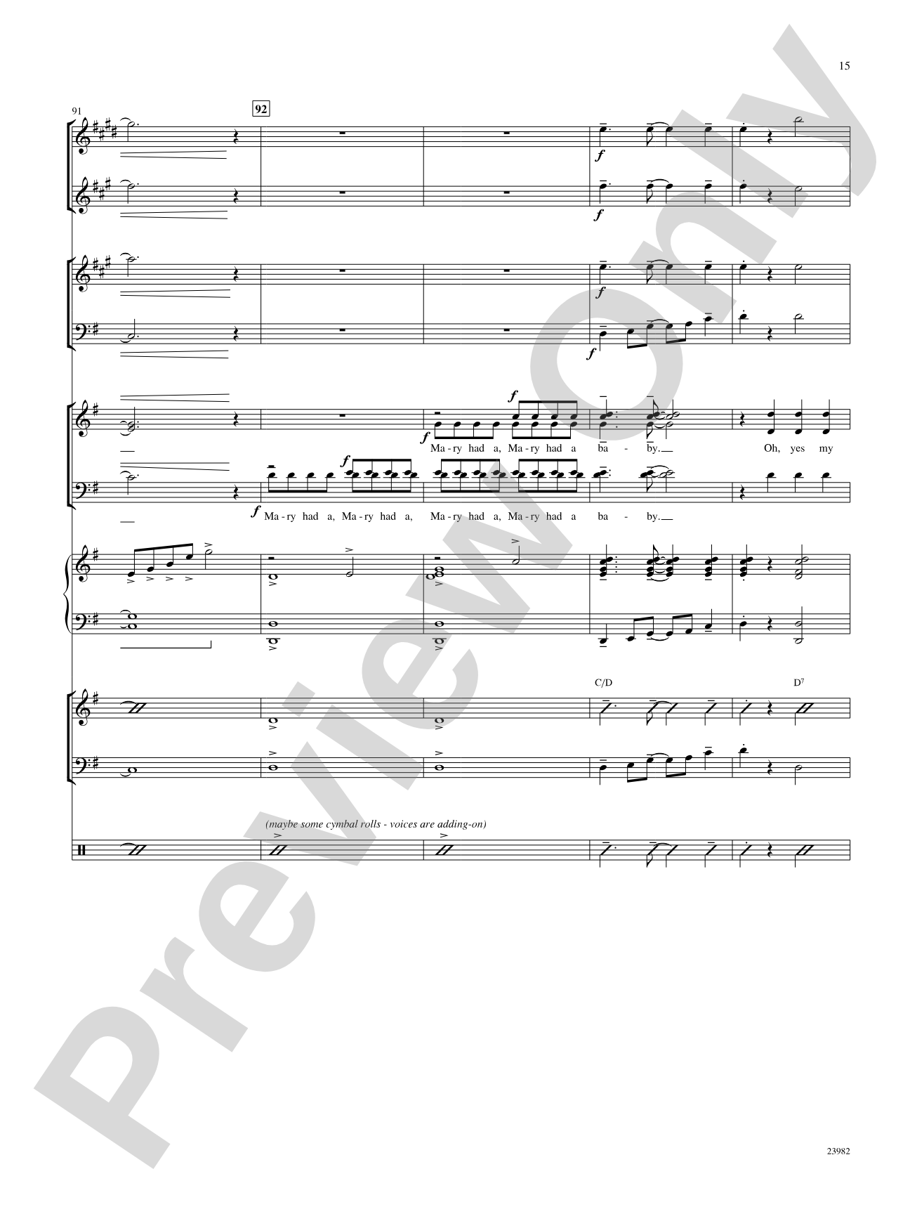 Born in Bethlehem (Four Christmas Spirituals): Choral SoundPax