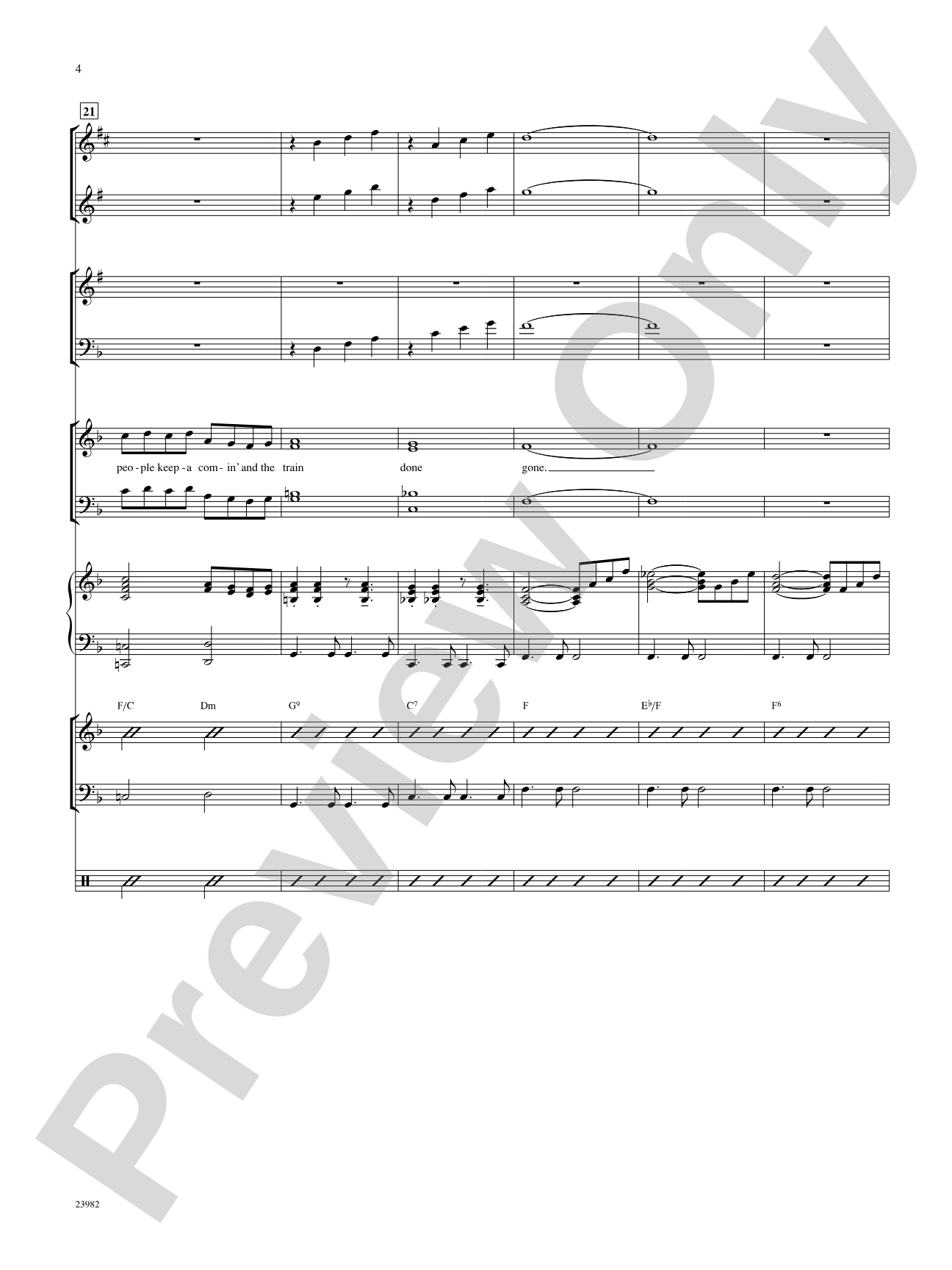 Born in Bethlehem (Four Christmas Spirituals): Choral SoundPax