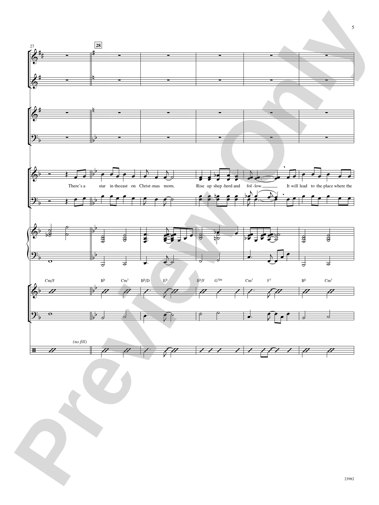 Born in Bethlehem (Four Christmas Spirituals): Choral SoundPax