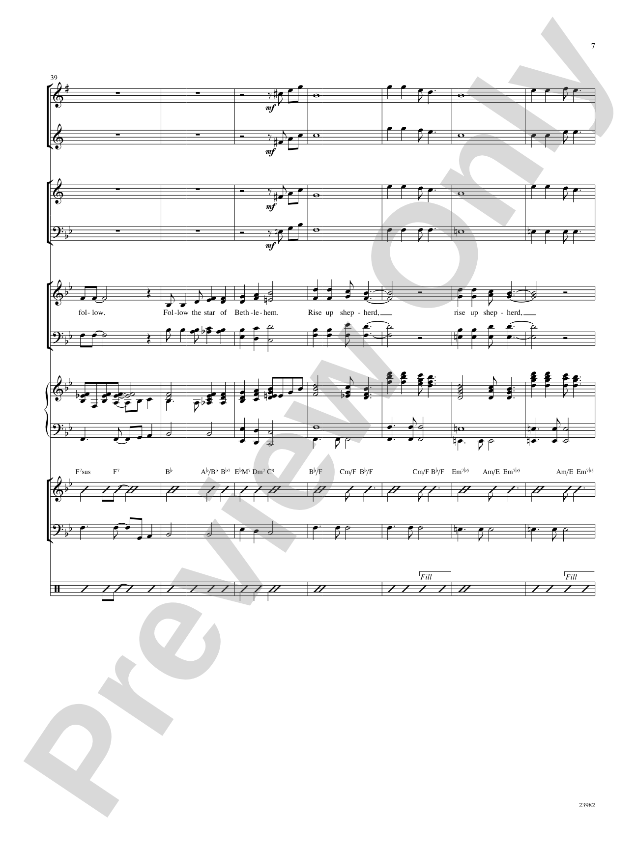 Born in Bethlehem (Four Christmas Spirituals): Choral SoundPax