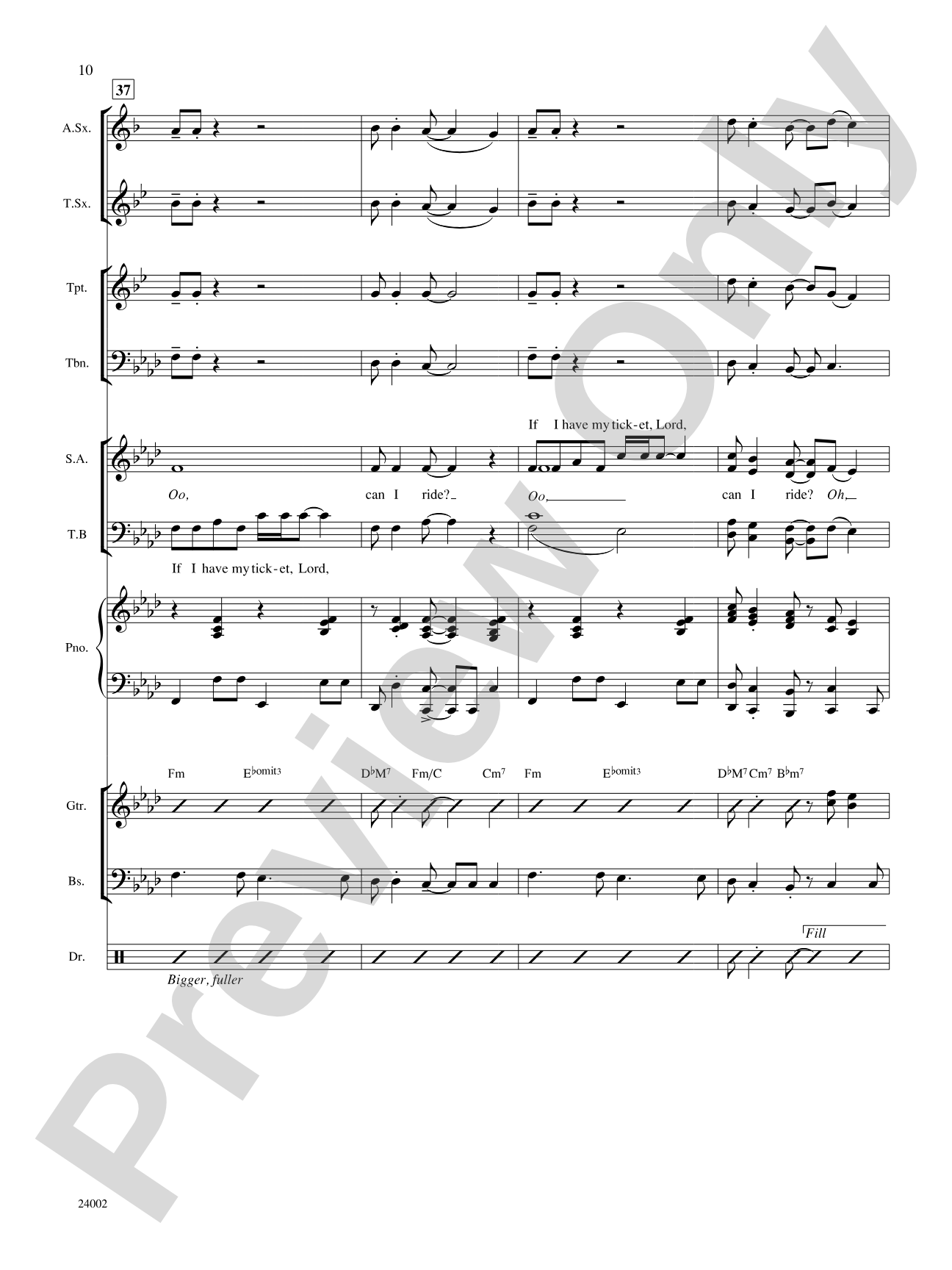 If I Have My Ticket: Choral SoundPax