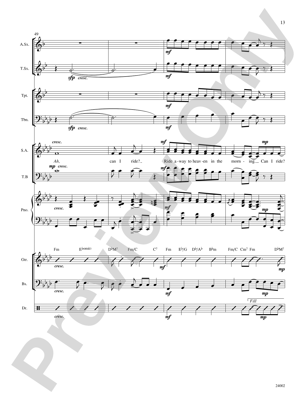 If I Have My Ticket: Choral SoundPax