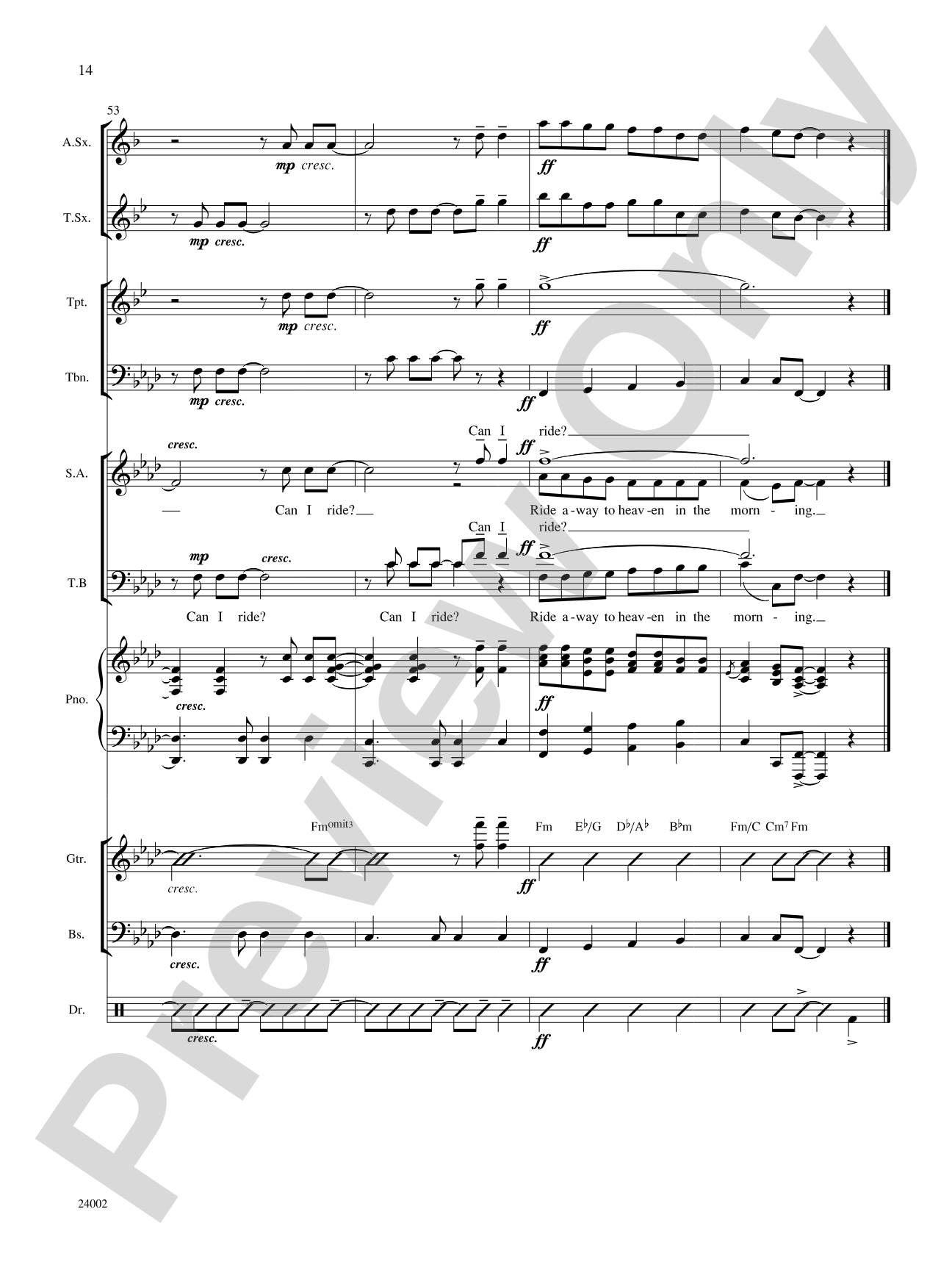 If I Have My Ticket: Choral SoundPax