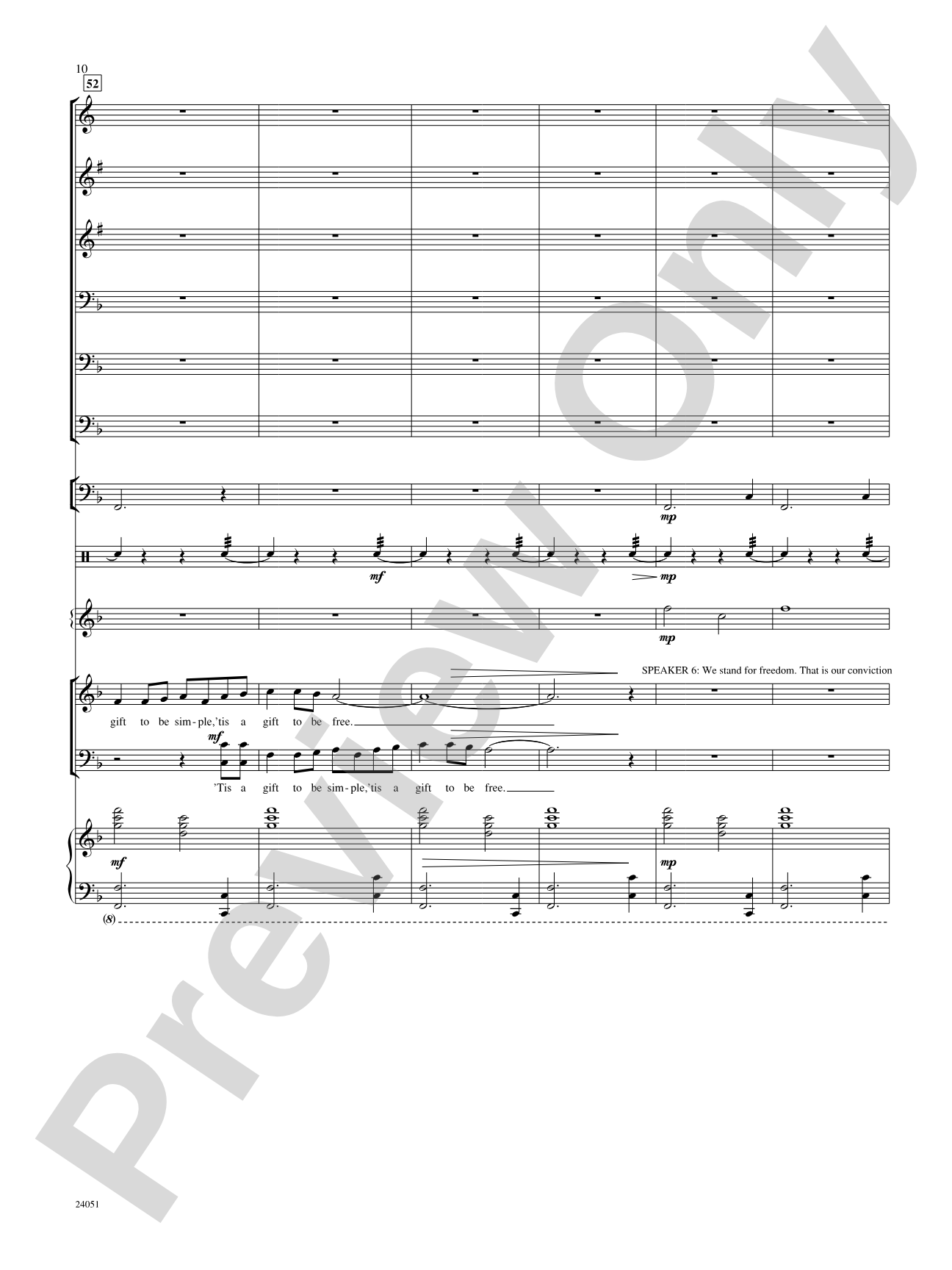 I Hear America Singing!: Choral SoundPax