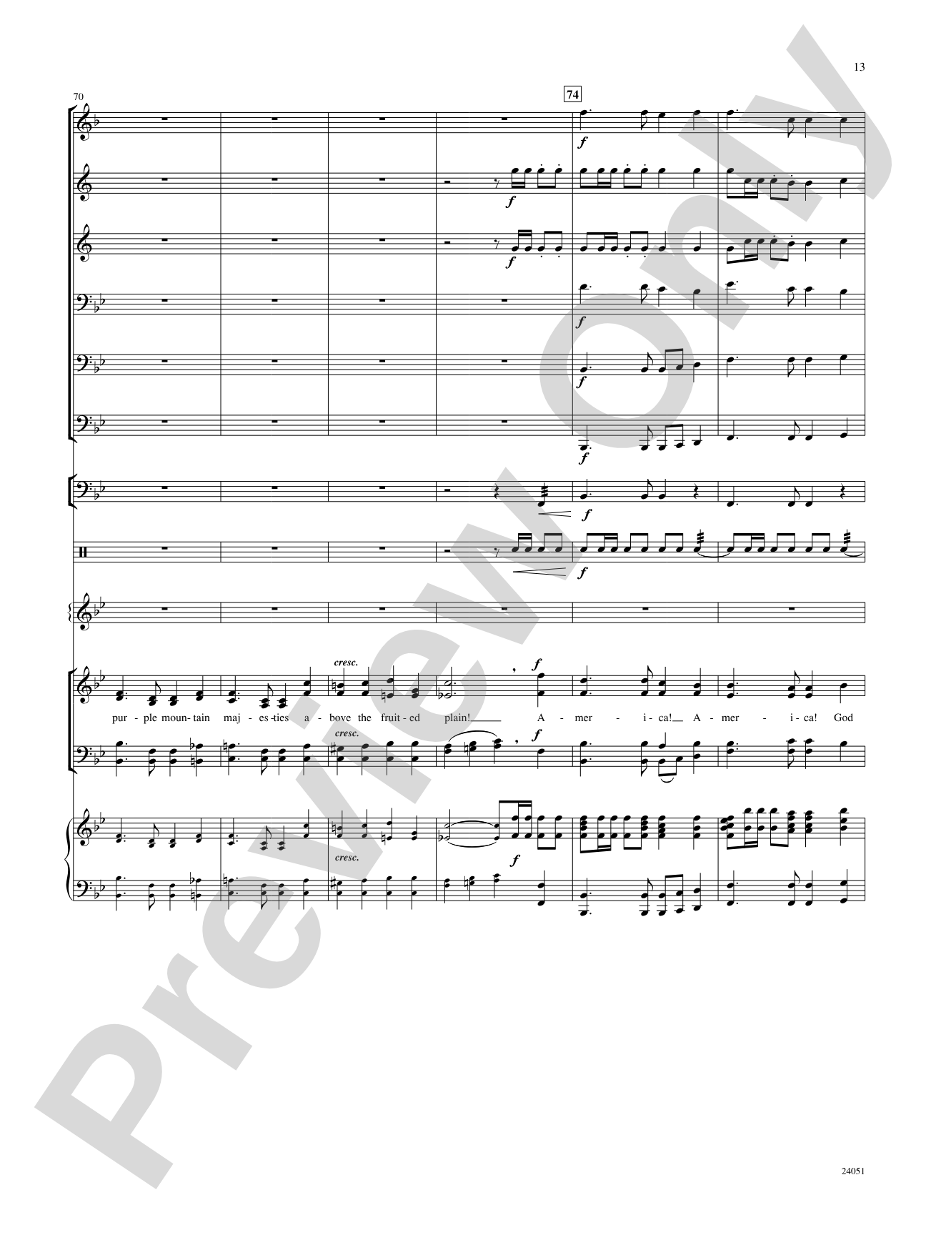 I Hear America Singing!: Choral SoundPax