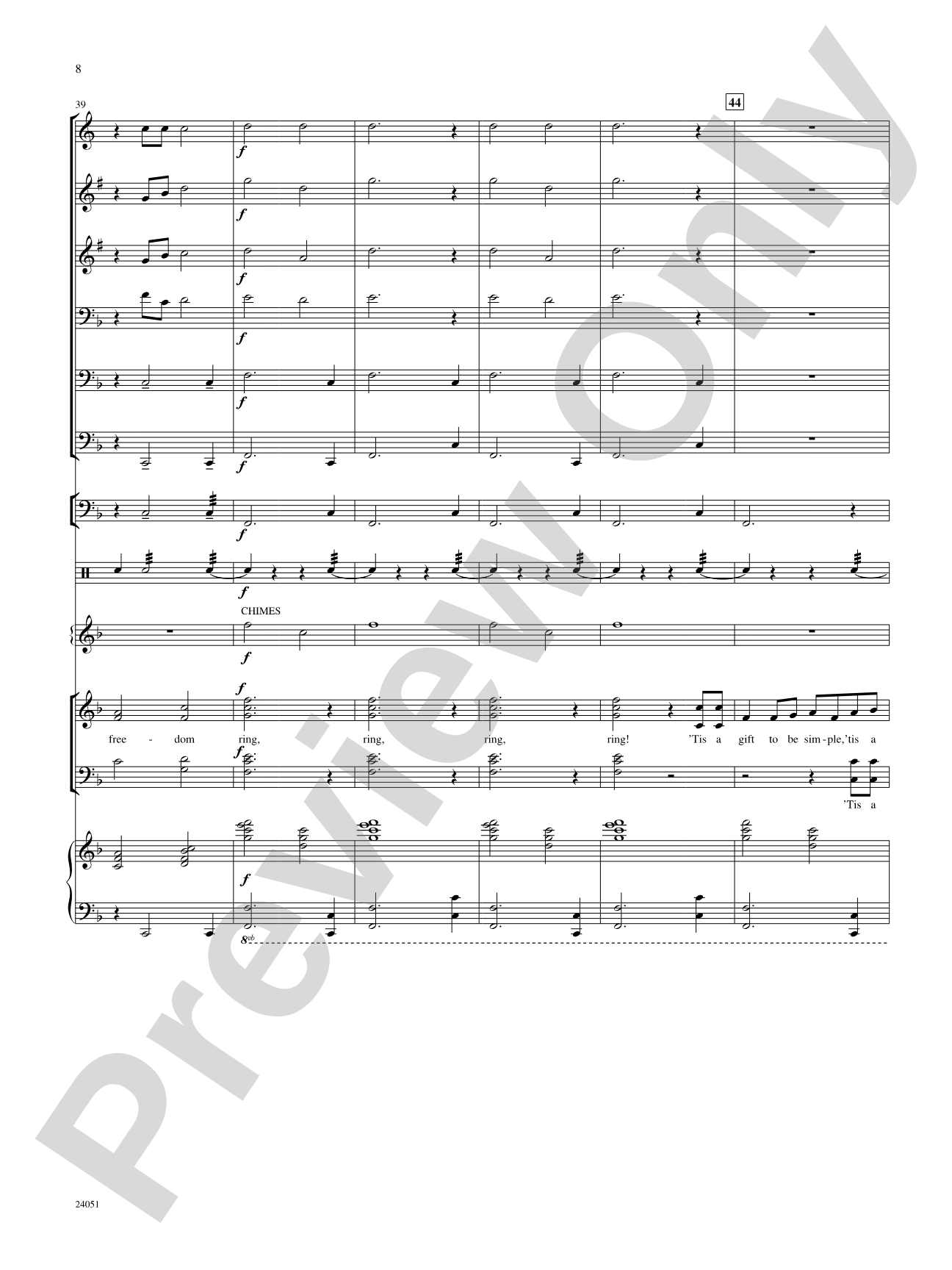 I Hear America Singing!: Choral SoundPax
