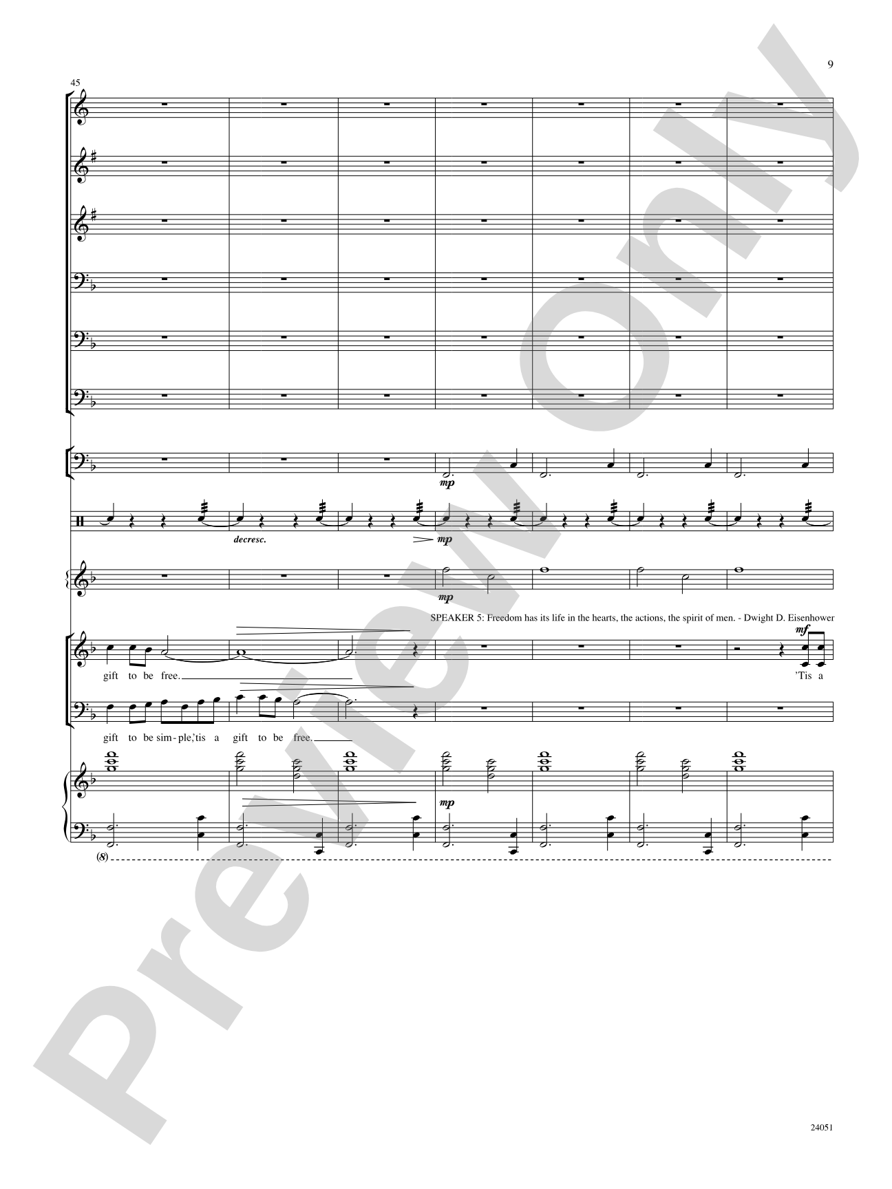I Hear America Singing!: Choral SoundPax