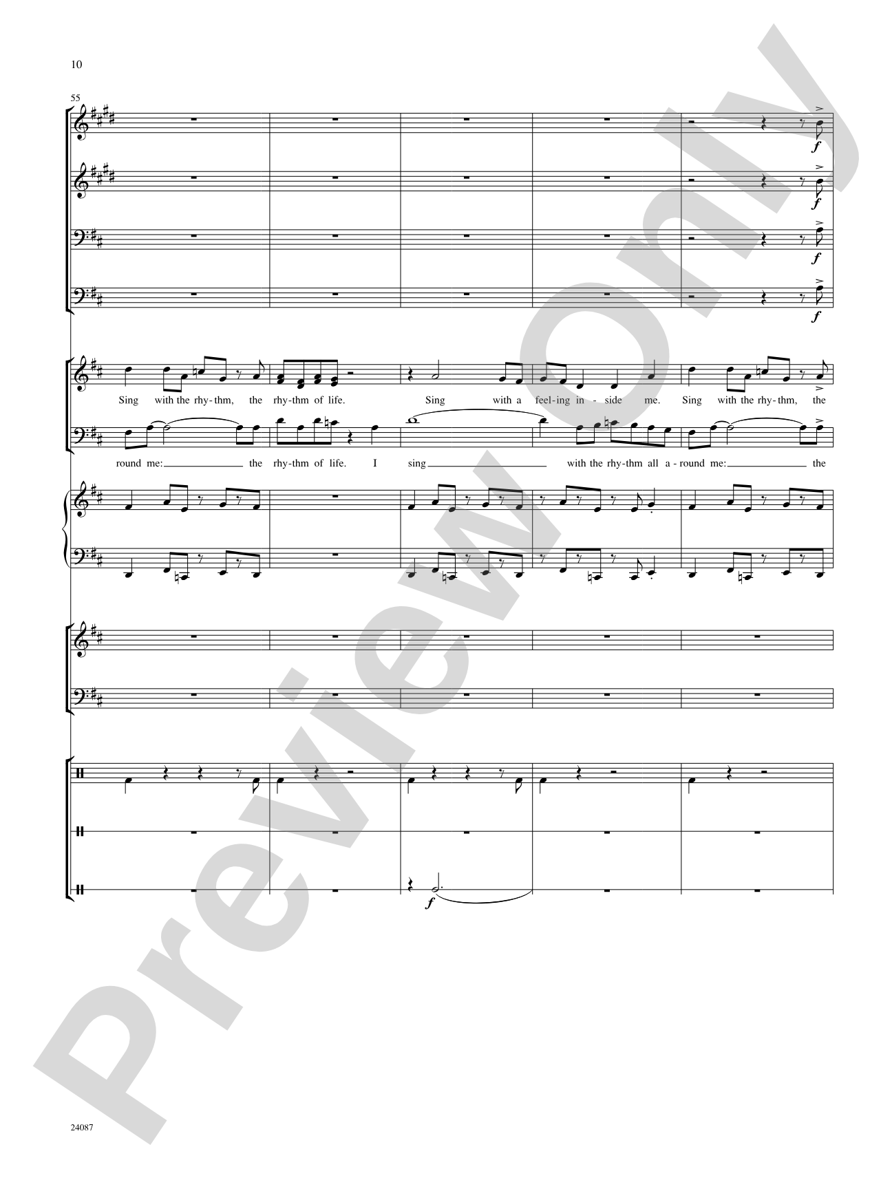 Yo Vivo Cantando (I Live to Sing): Score: Choral SoundPax