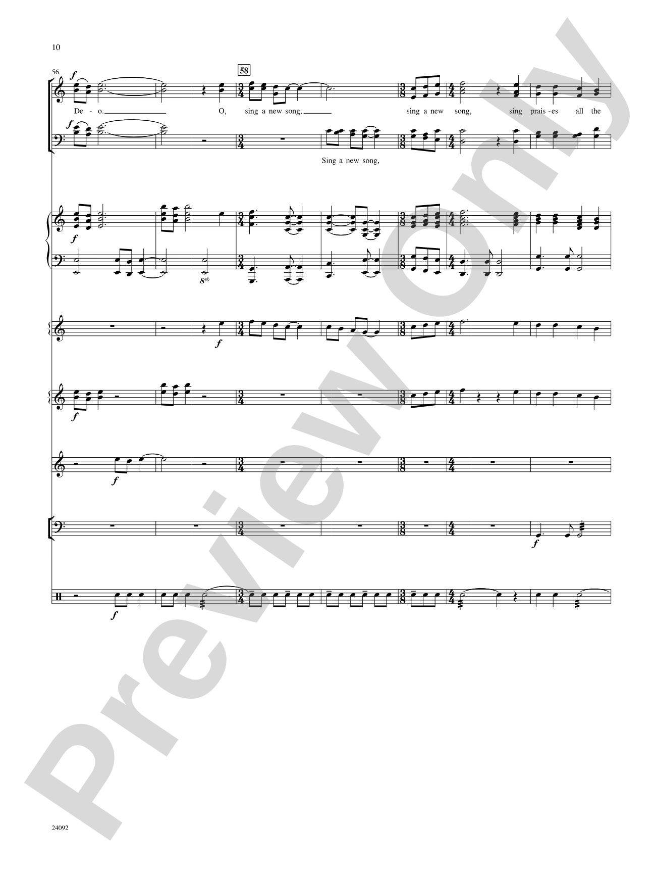 Cantate Domino: Choral SoundPax