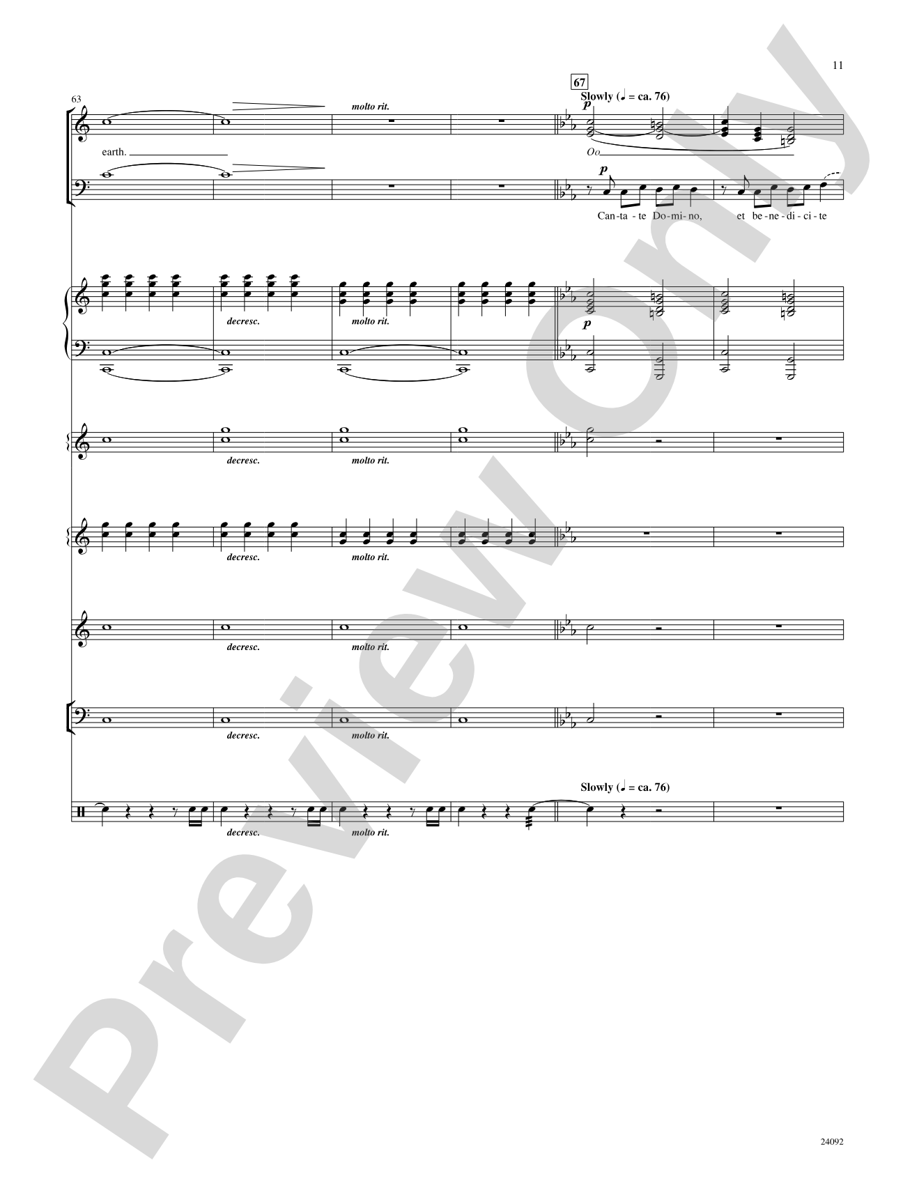 Cantate Domino: Choral SoundPax