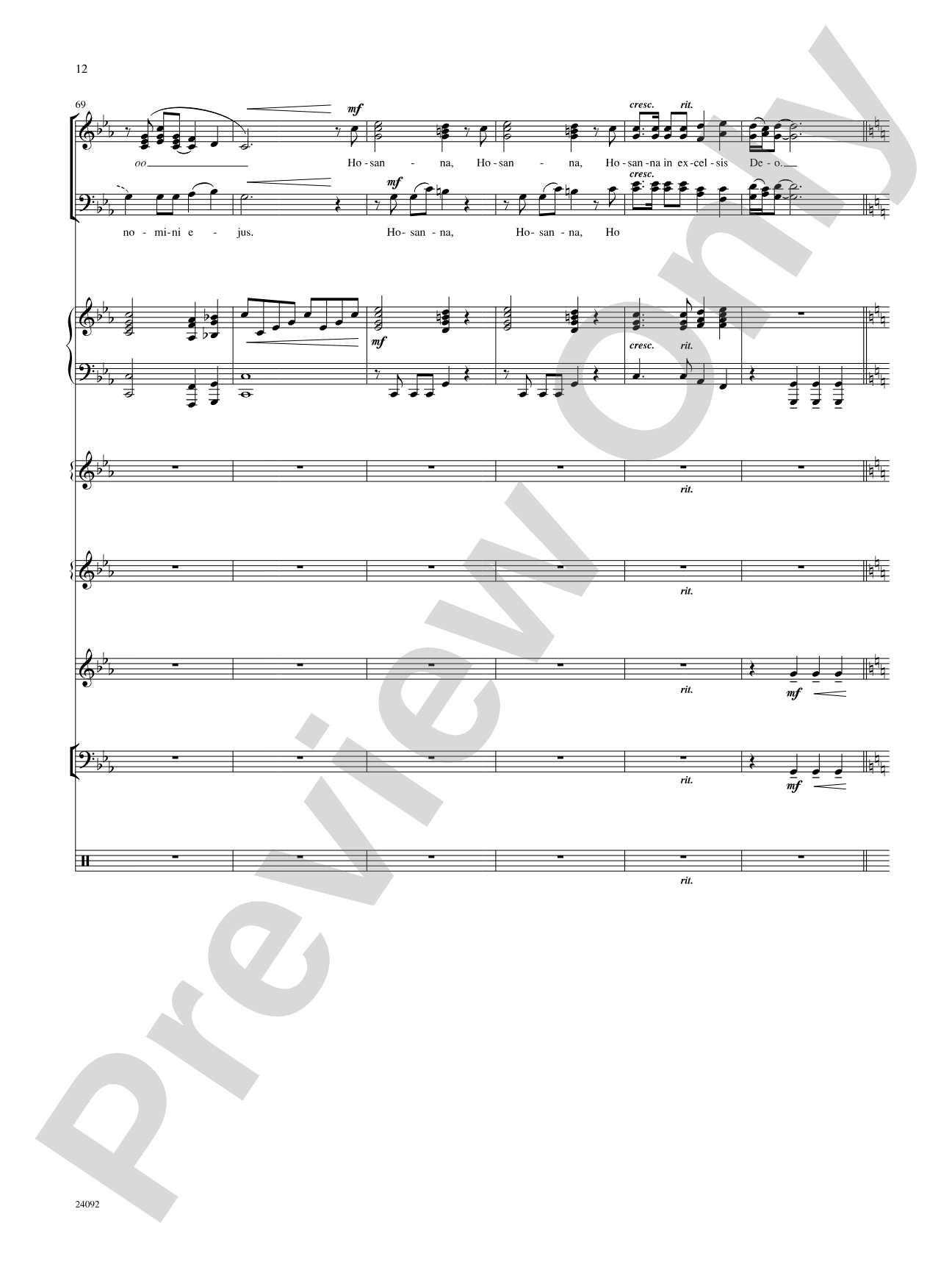 Cantate Domino: Choral SoundPax