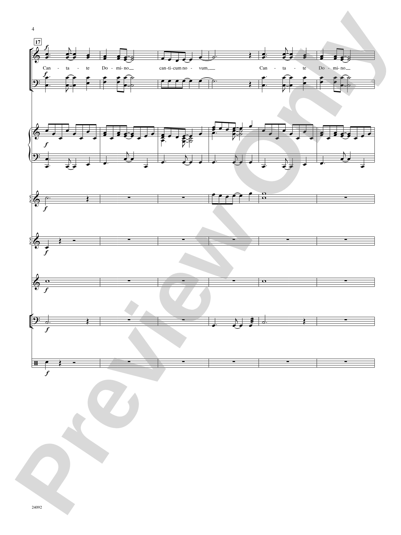 Cantate Domino: Choral SoundPax