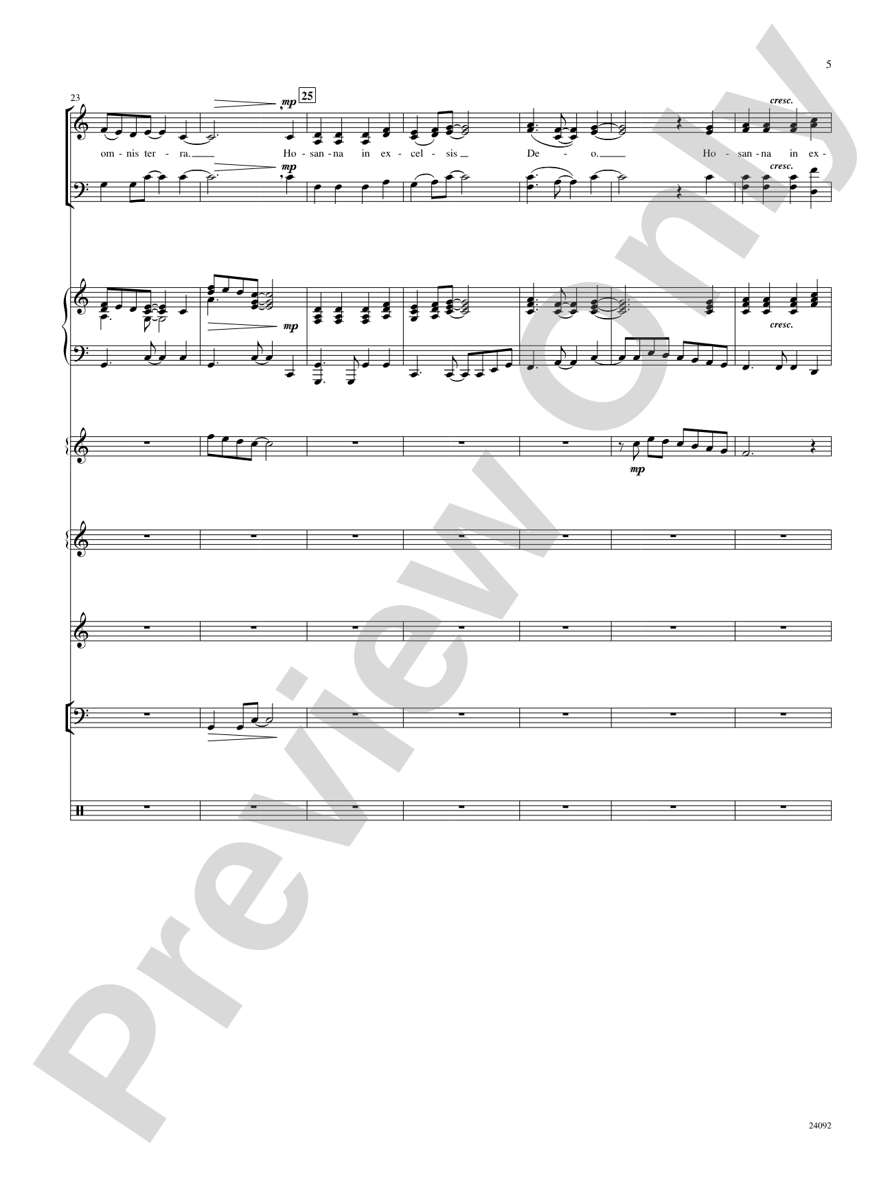 Cantate Domino: Choral SoundPax