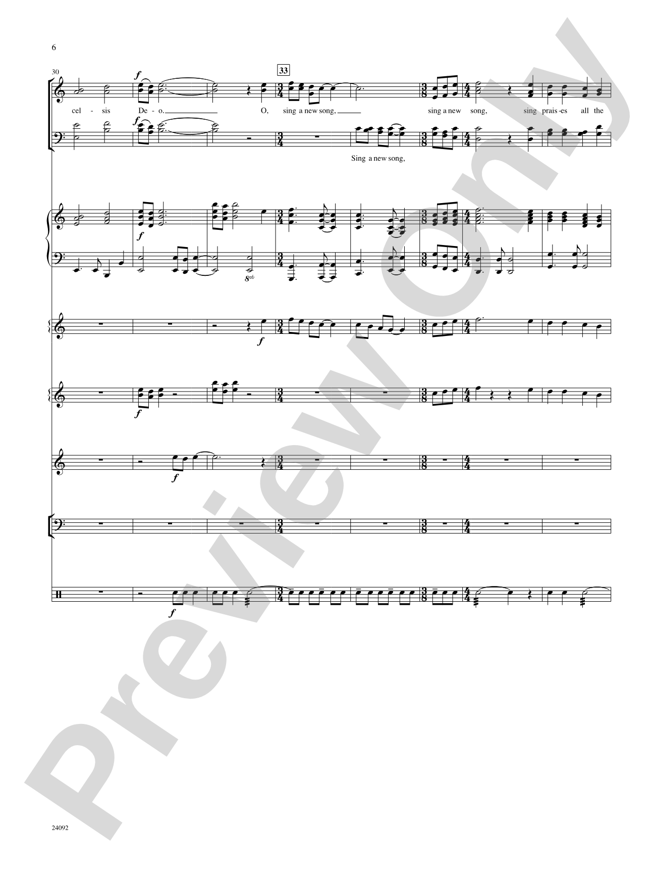 Cantate Domino: Choral SoundPax