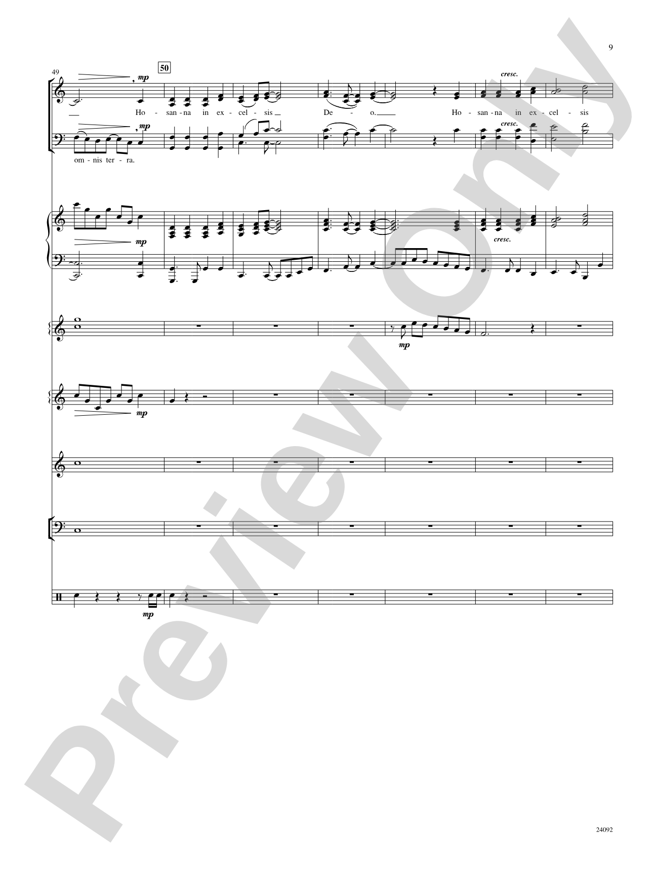 Cantate Domino: Choral SoundPax