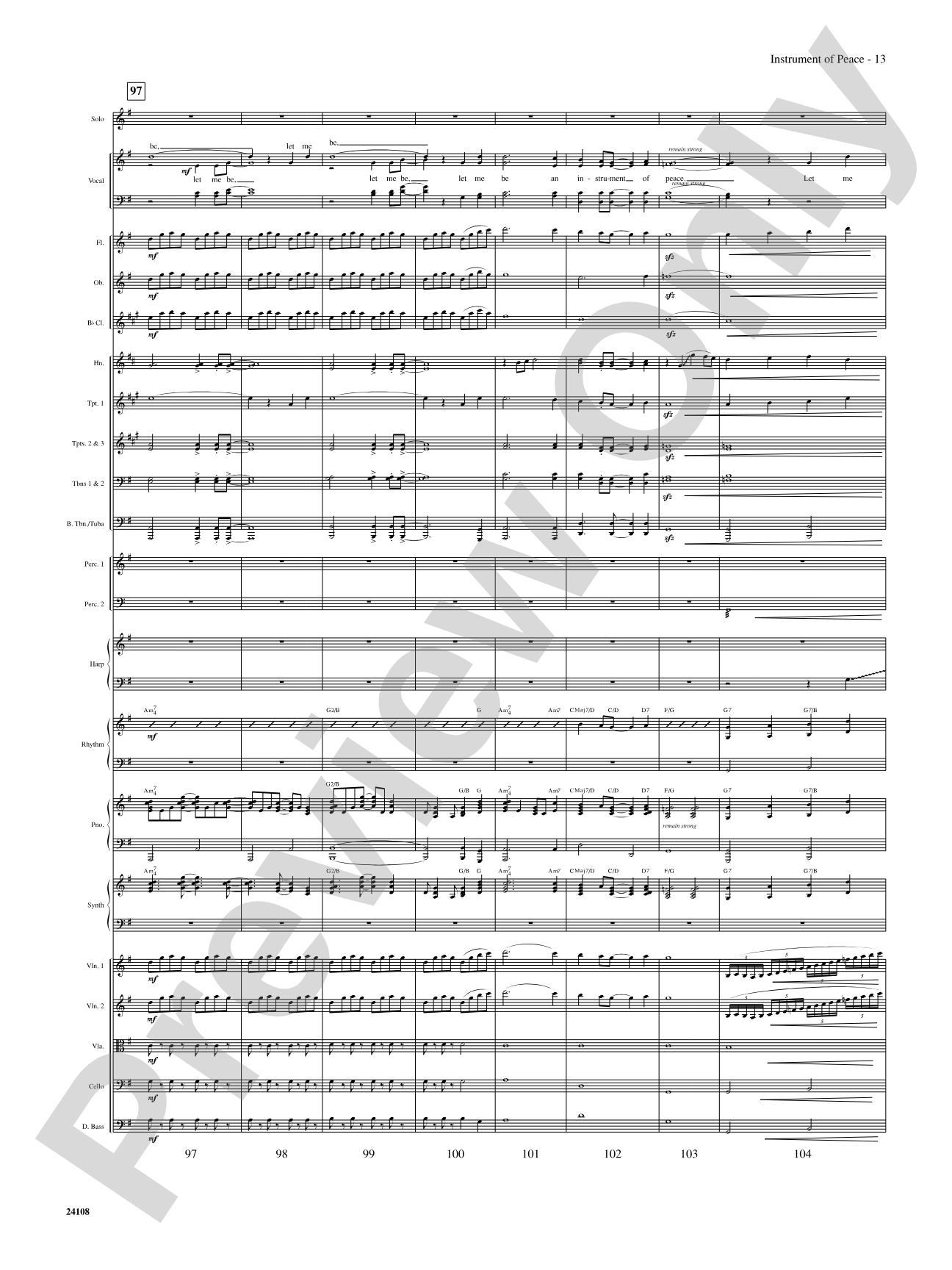 Instrument of Peace: Choral SoundPax