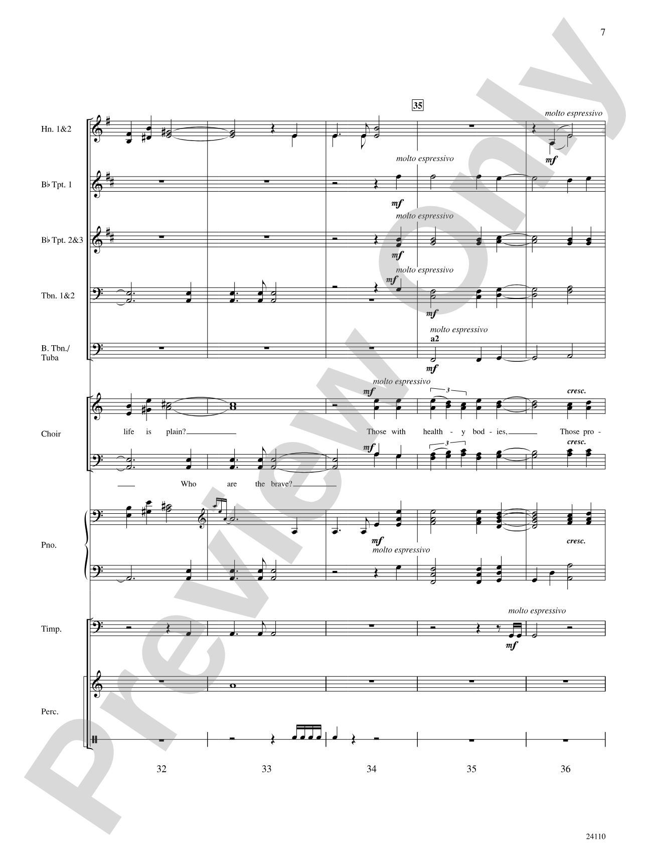 Who Are the Brave: Choral SoundPax