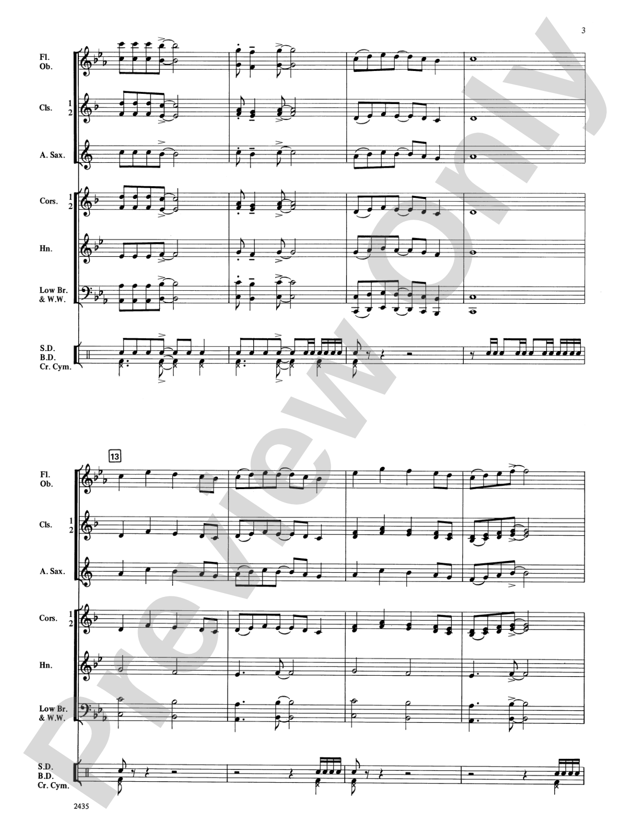 Lone Star Overture: Concert Band Conductor Score & Parts
