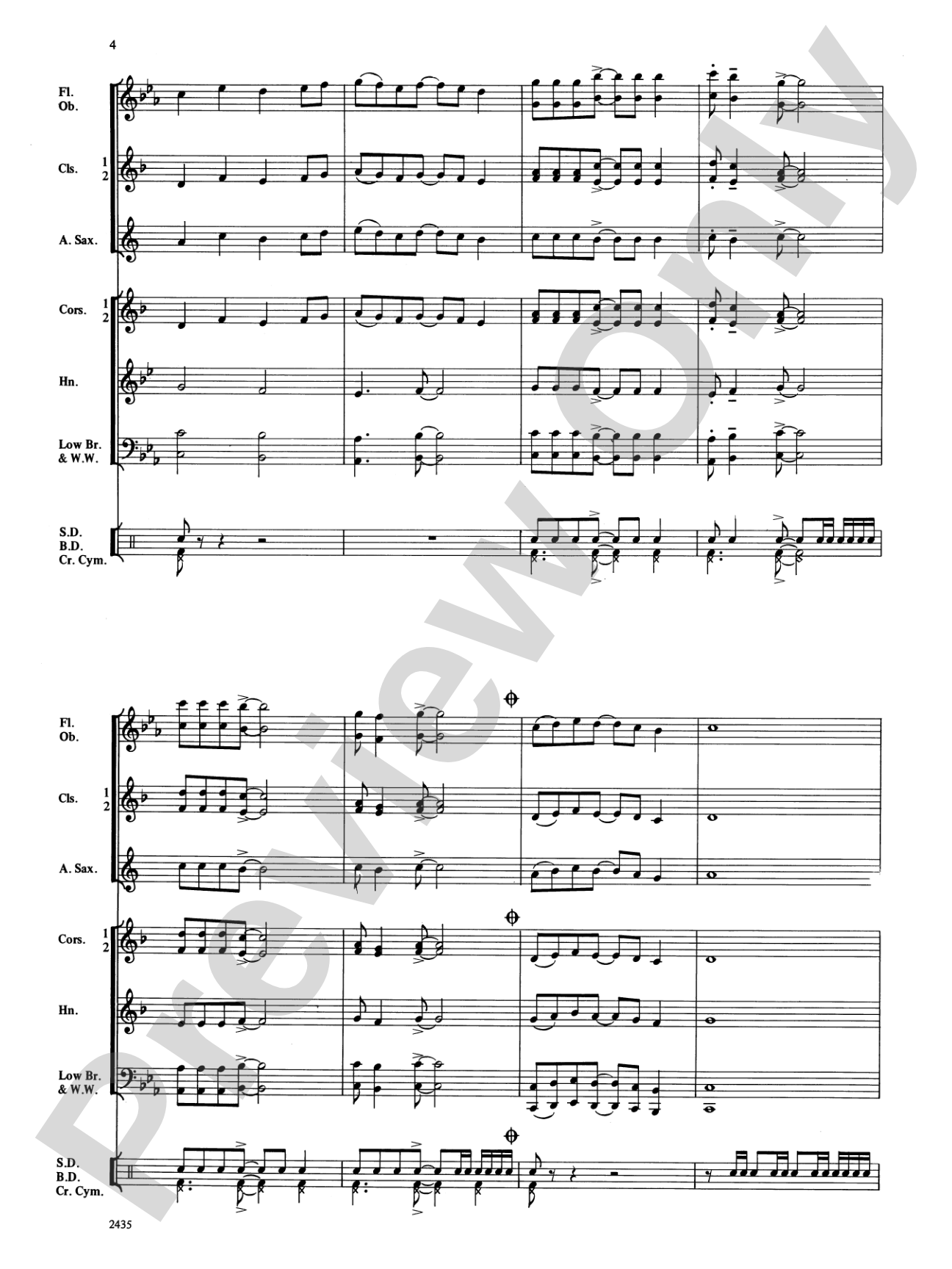 Lone Star Overture: Concert Band Conductor Score & Parts