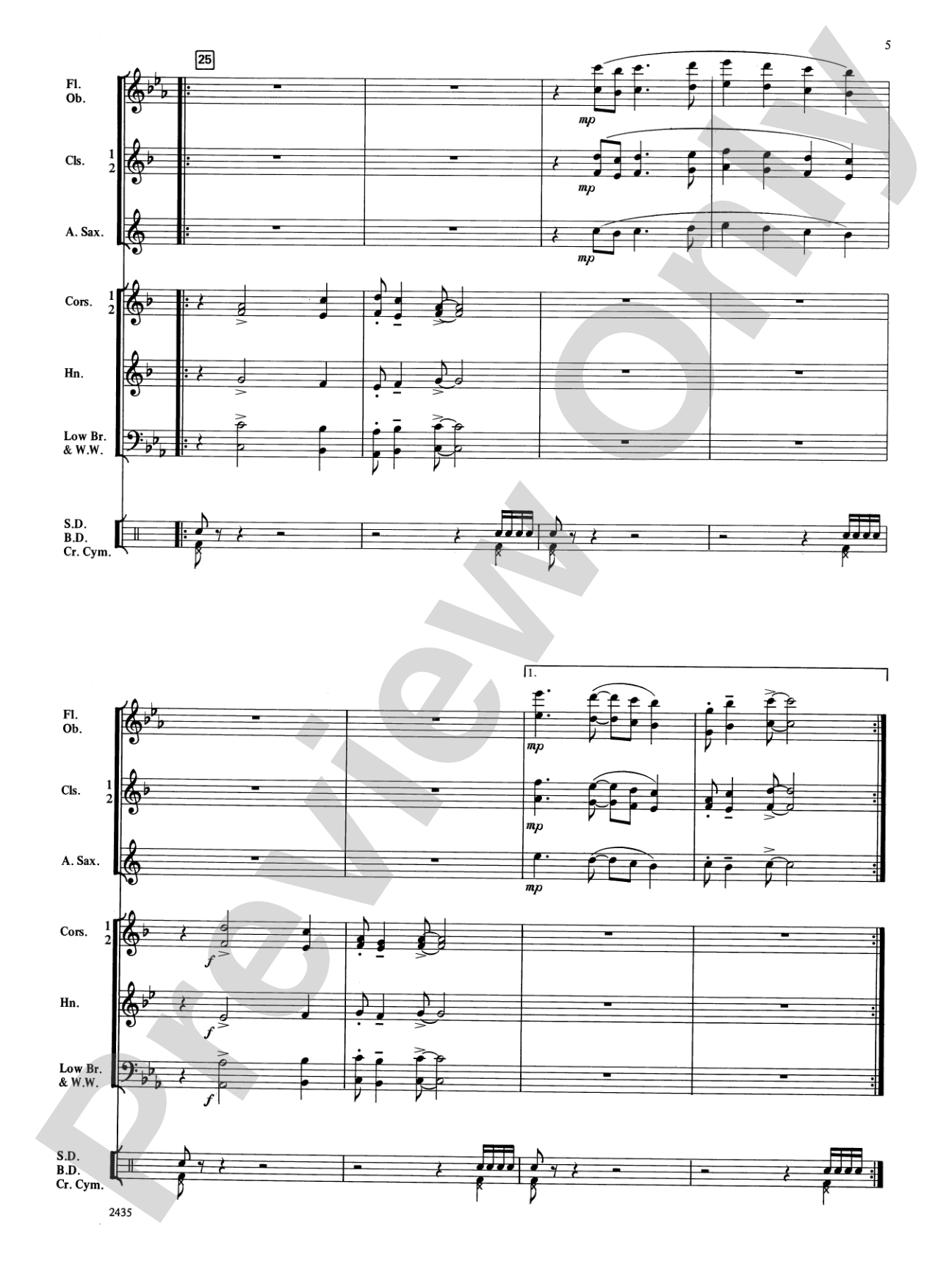 Lone Star Overture: Concert Band Conductor Score & Parts
