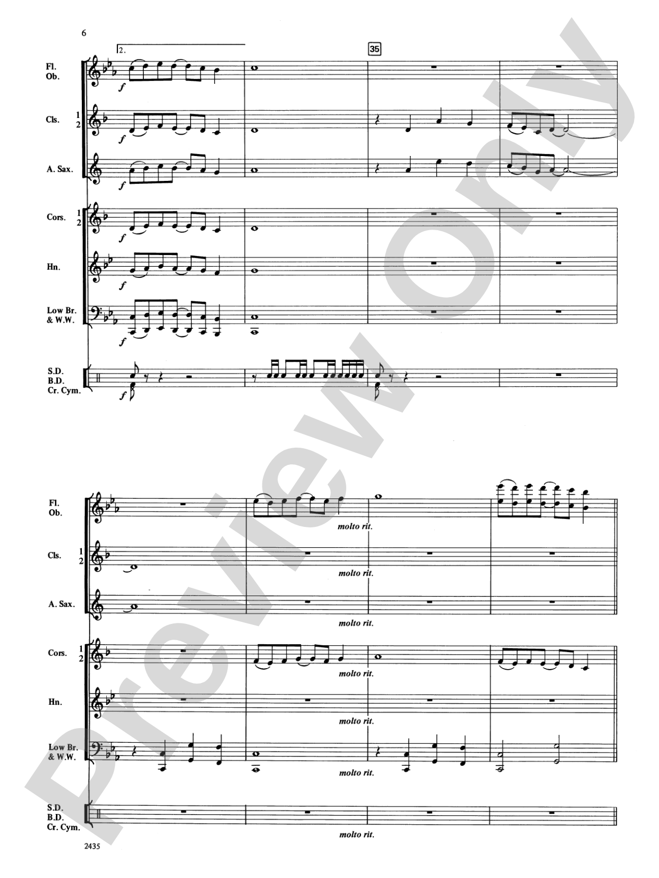 Lone Star Overture: Concert Band Conductor Score & Parts