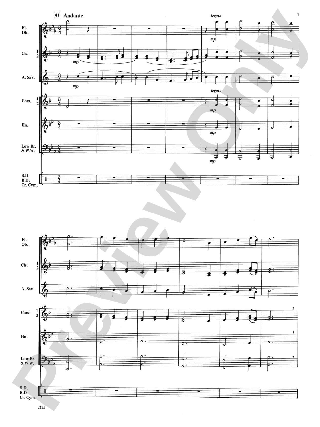 Lone Star Overture: Concert Band Conductor Score & Parts